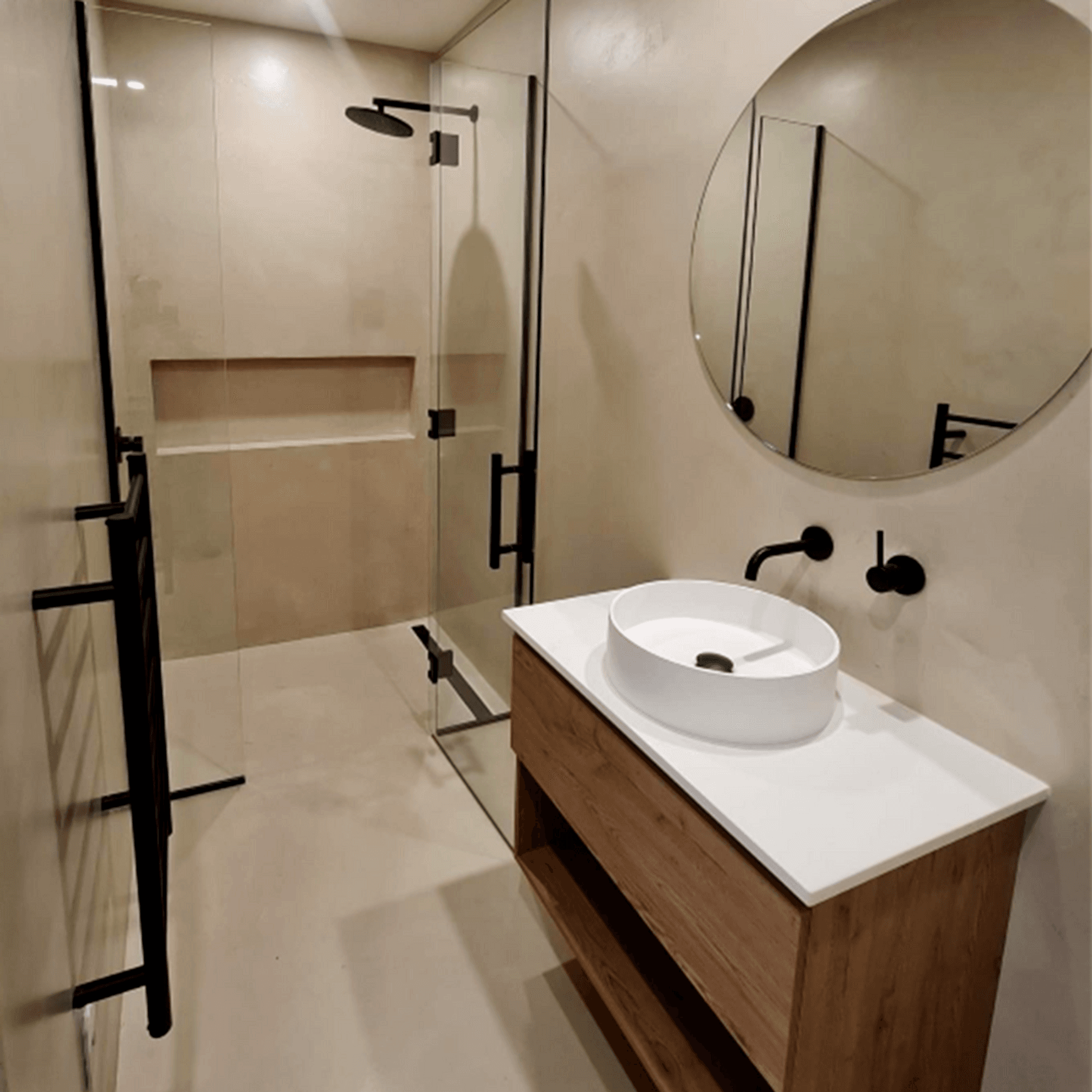 Micro Topping Interior Floor & Wall Covering