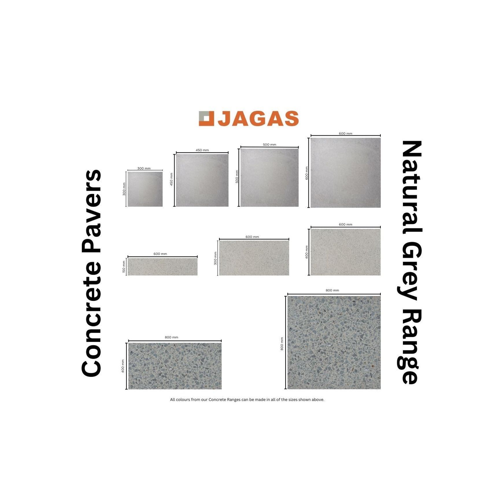 Concrete Paving - Natural Grey Range