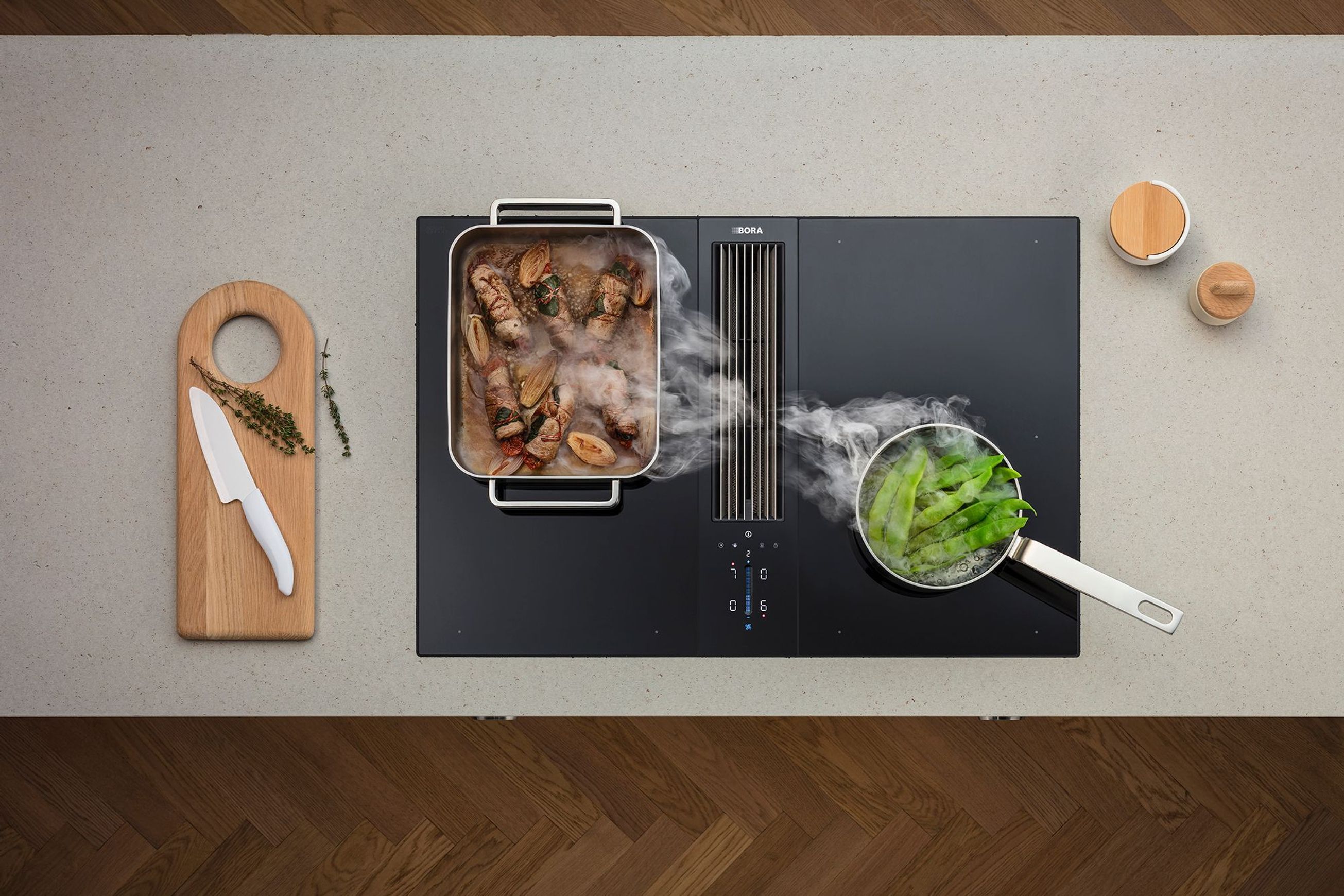 BORA Classic 2.0 | Combined Cooktop & Extractor System