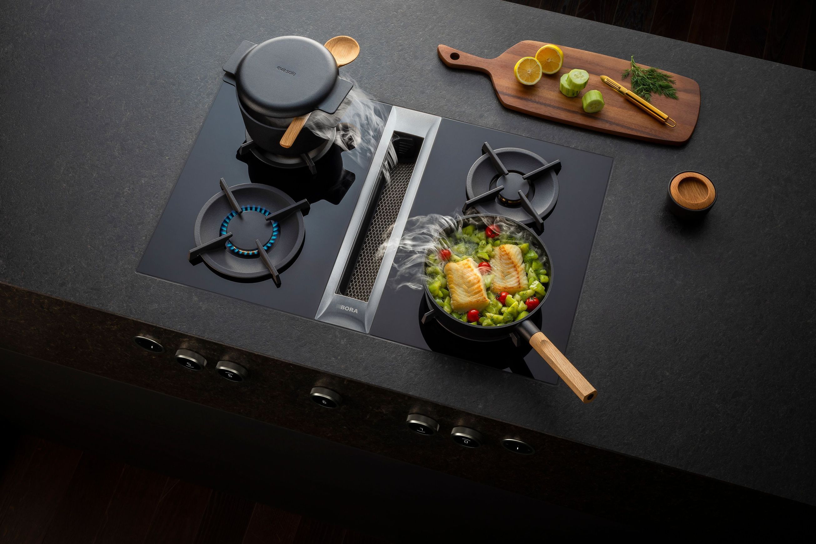 BORA Professional 3.0 | Combined Cooktop & Extractor