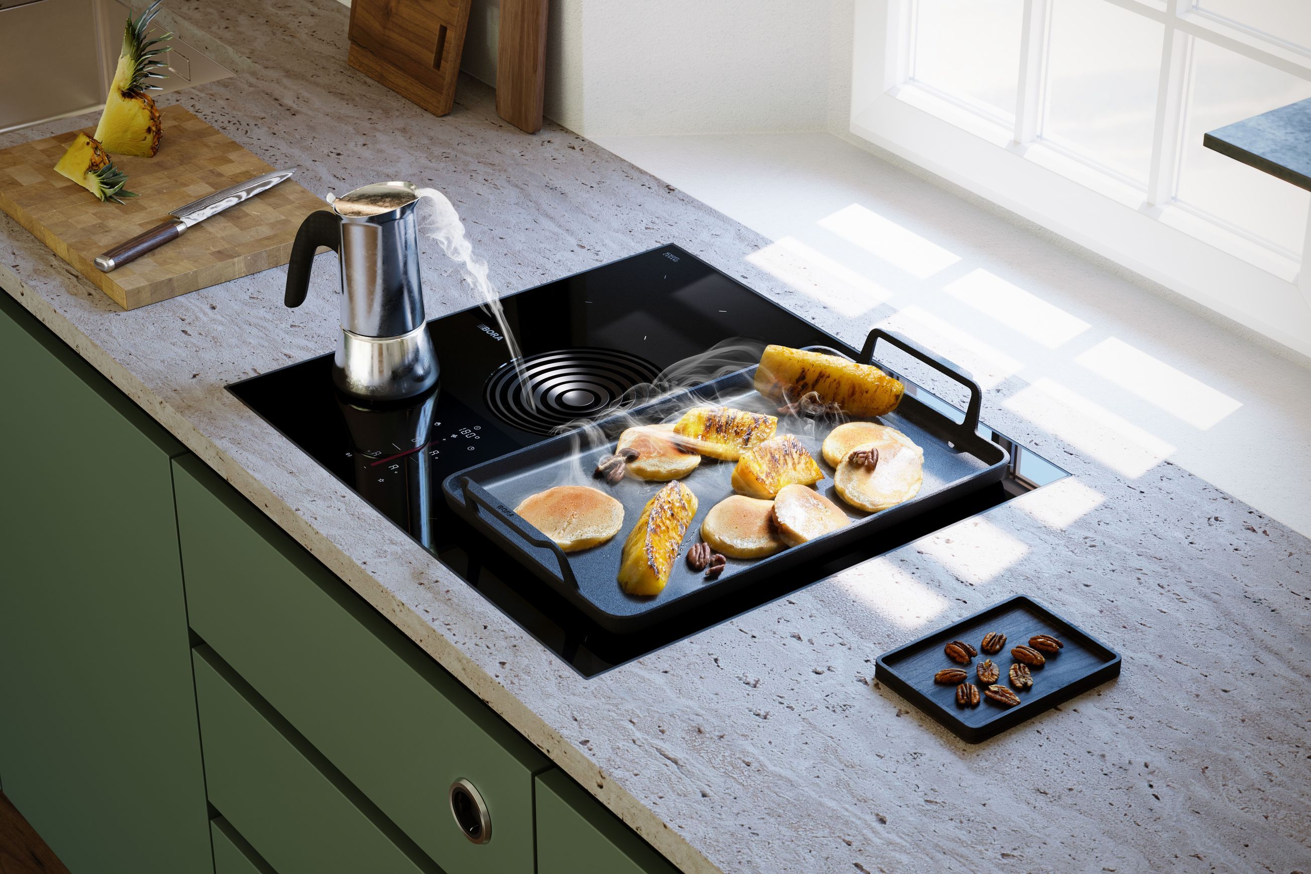BORA S Pure | Cooktop/Extractor System | Matte/Shiny