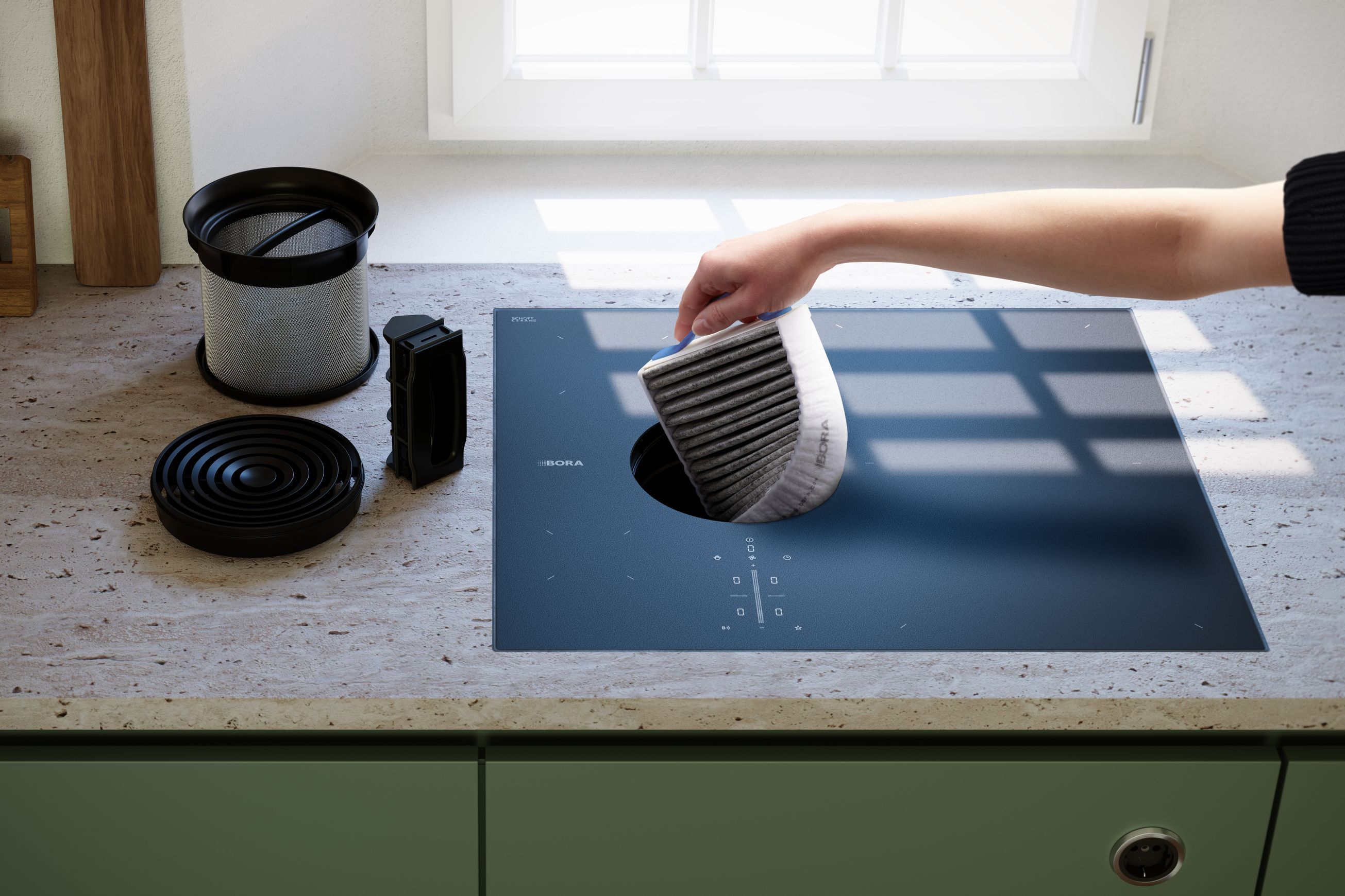 BORA S Pure | Cooktop/Extractor System | Matte/Shiny