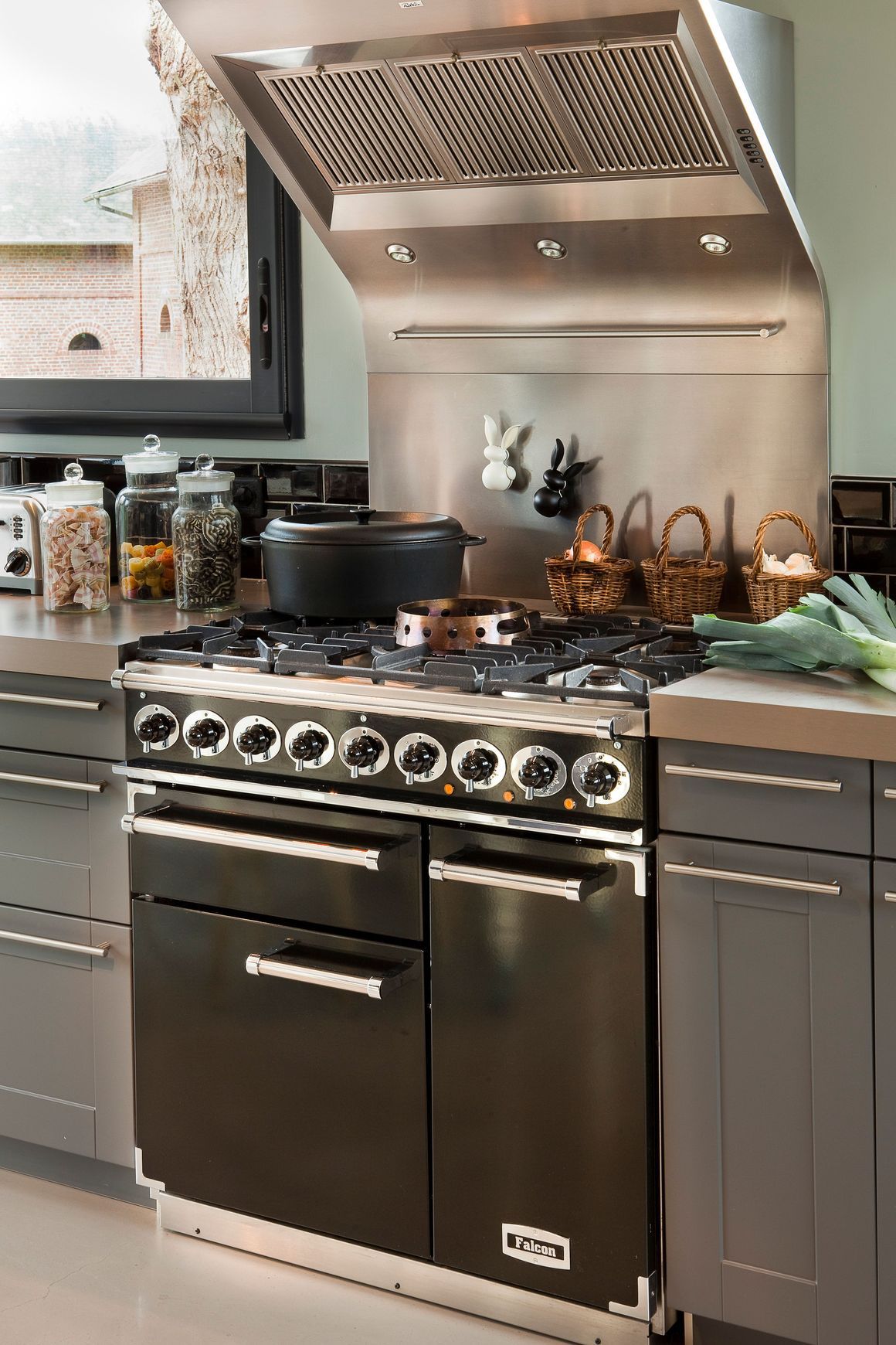 Falcon | Black 900 Deluxe Induction Range Cooker