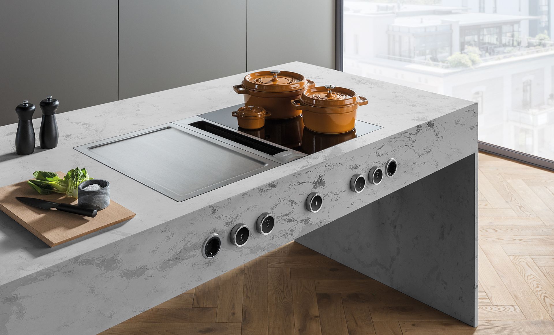 BORA Professional 3.0 | Combined Cooktop & Extractor