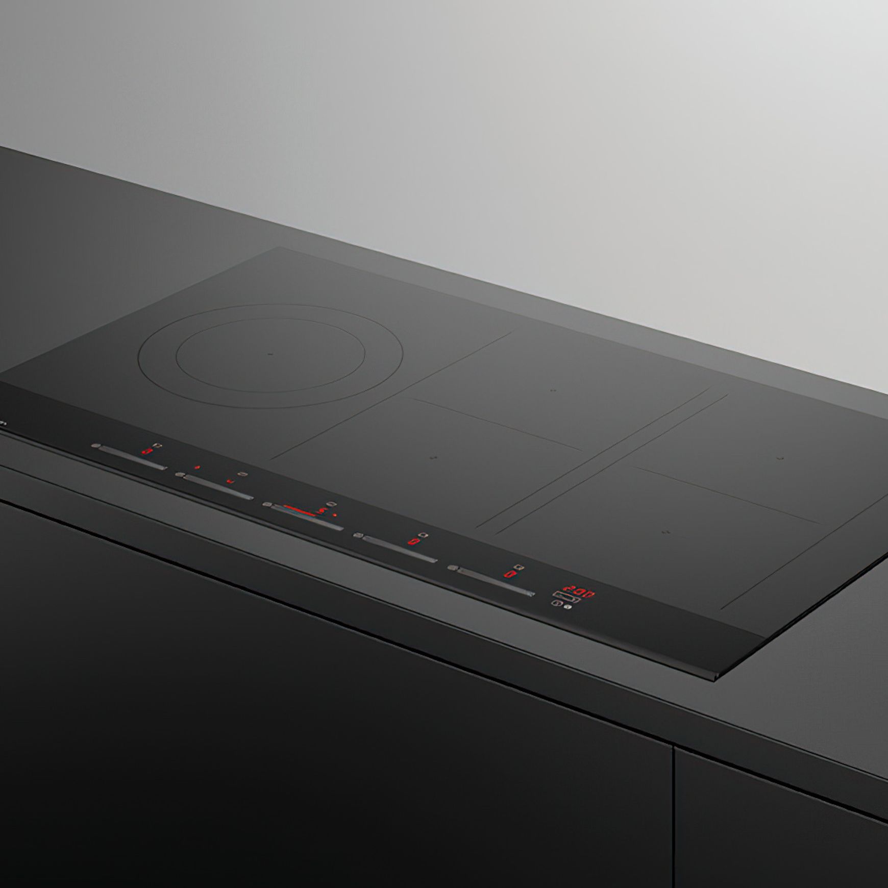 F&P Induction Cooktop, 90cm, 5 Zones W/ SmartZone