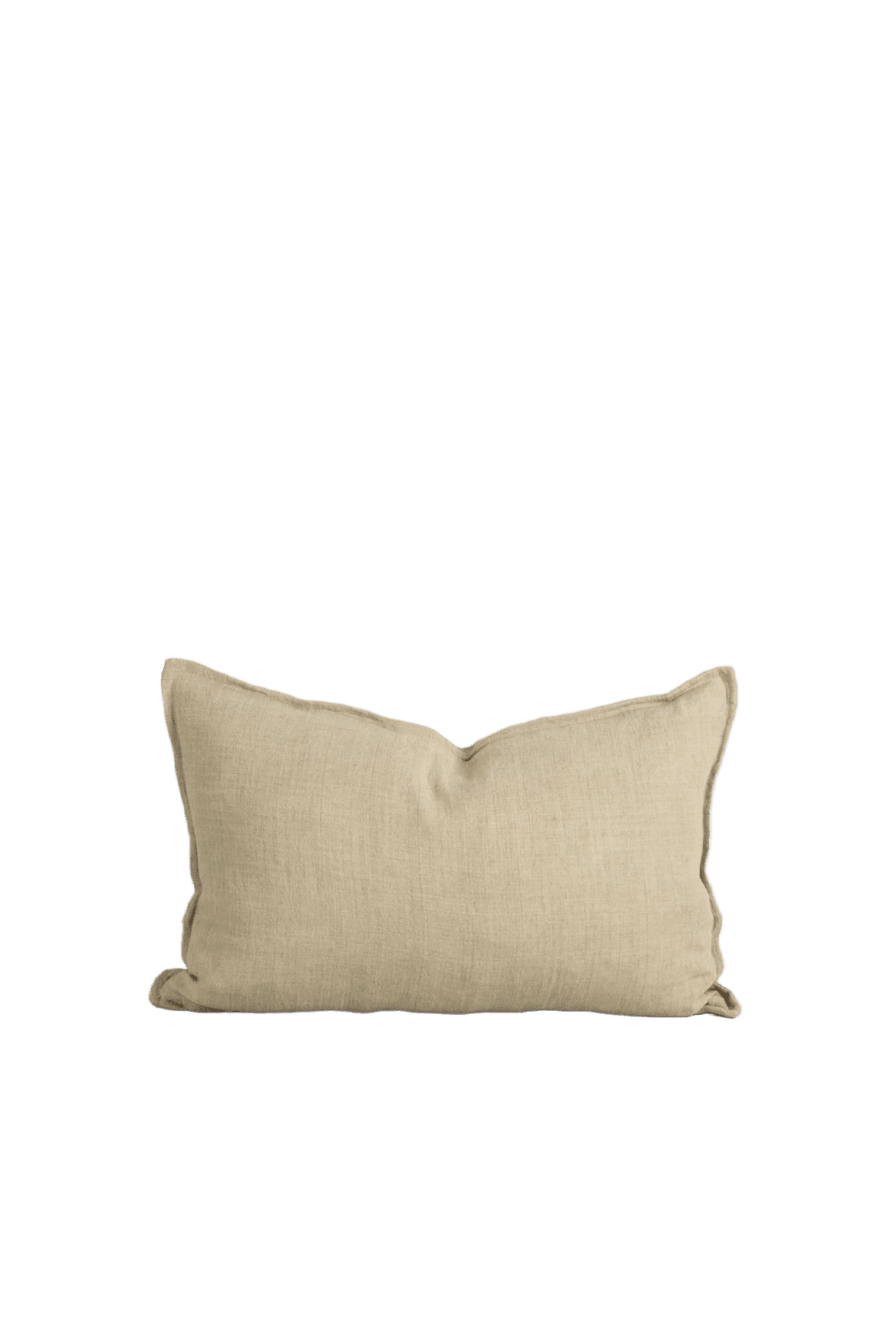 Baya Arcadia Handwoven Linen Cushion - Putty