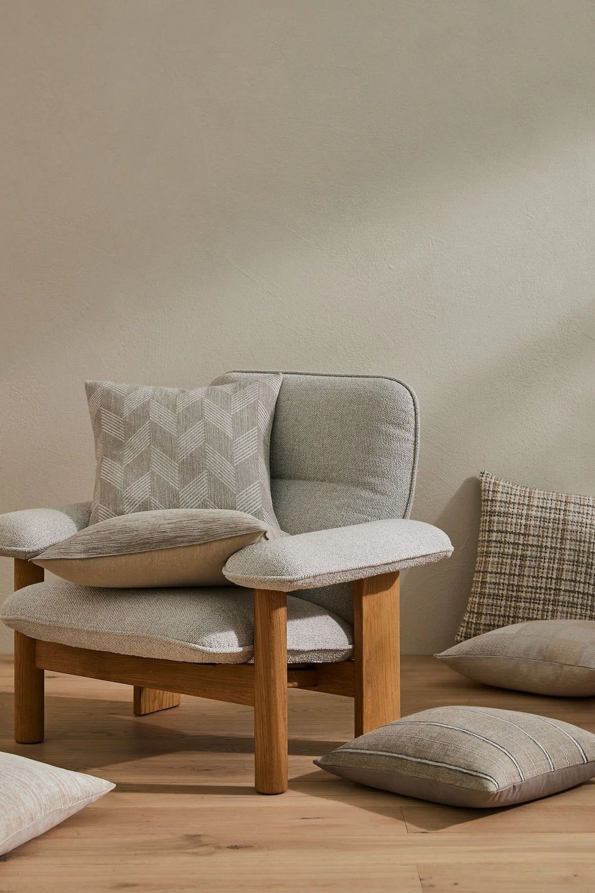Weave Home Dania Cushion Cover - Oyster | 50 x 50cm
