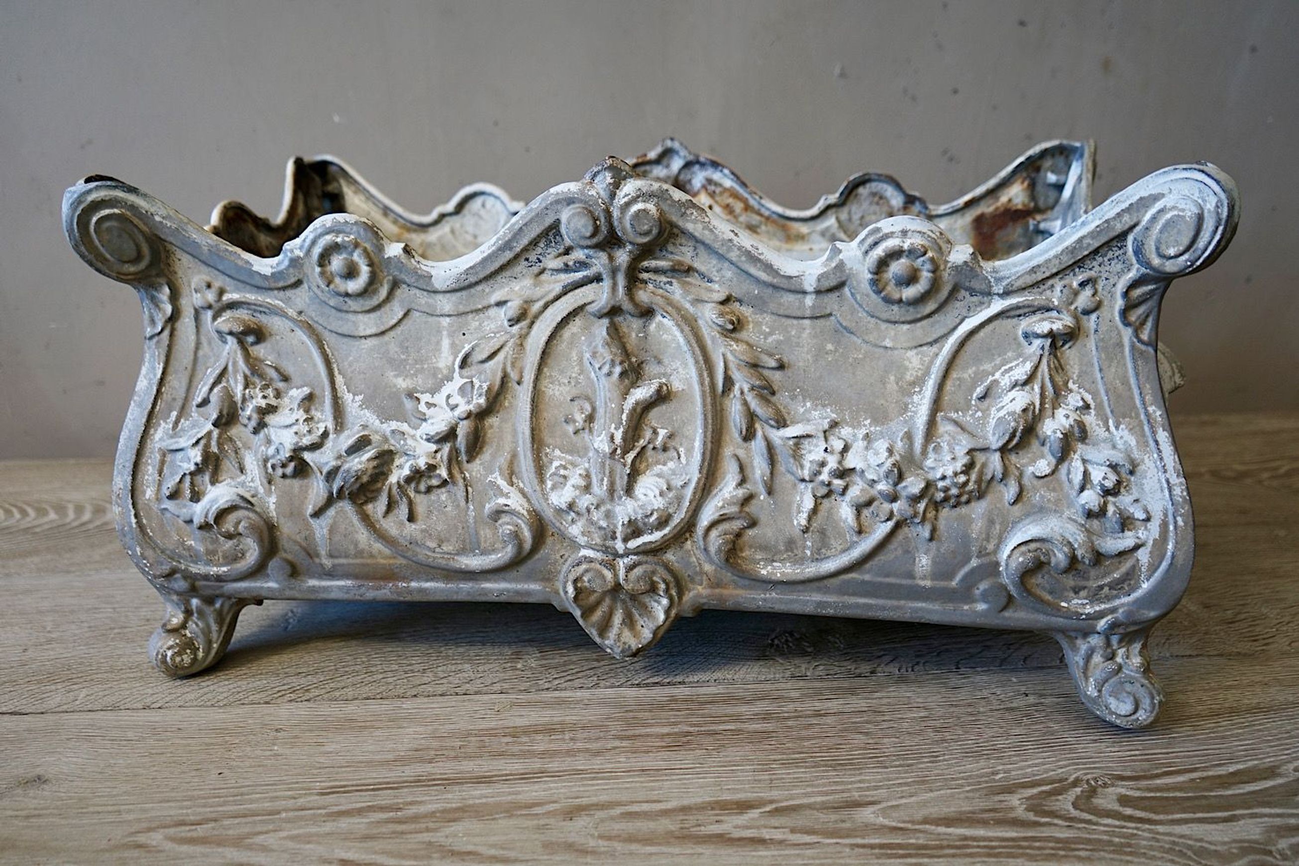 French Cast Iron Planter