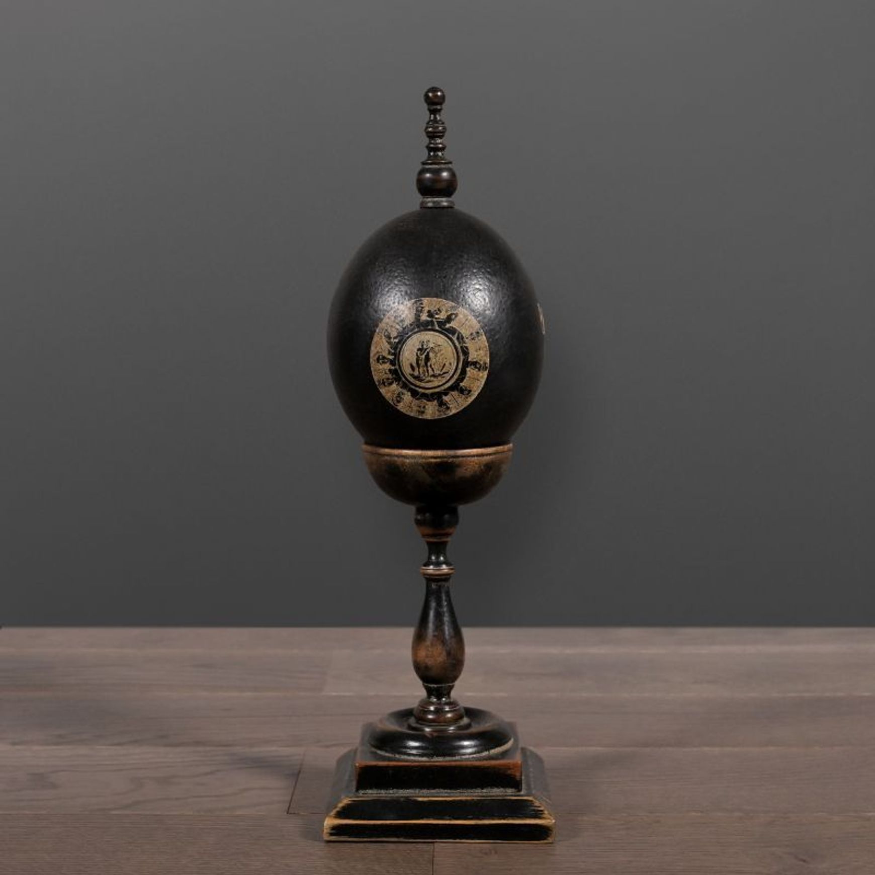 Black Ostrich Egg