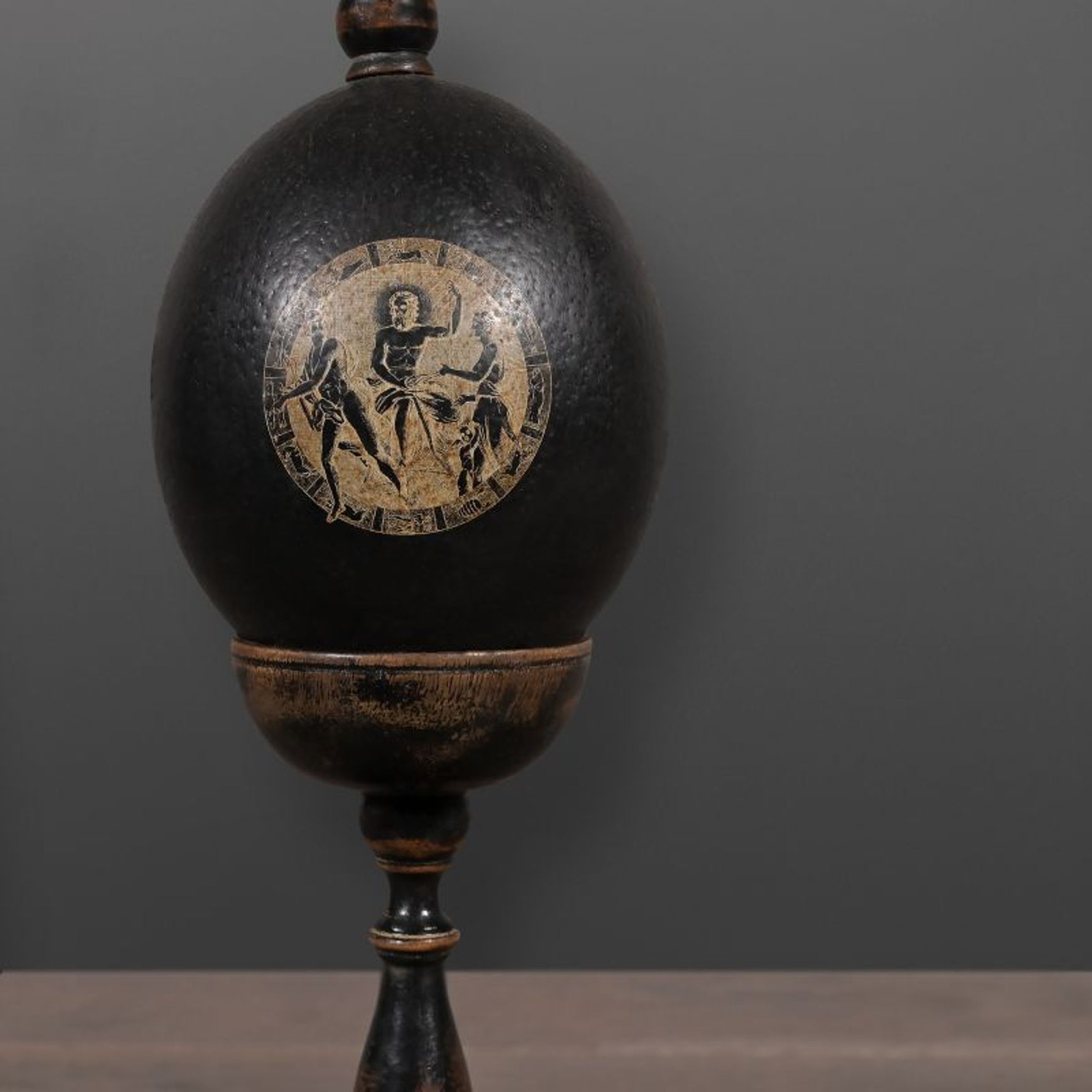 Black Ostrich Egg
