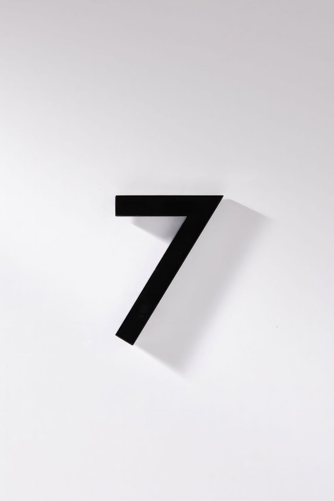 Black Stainless Steel Numbers & Letters