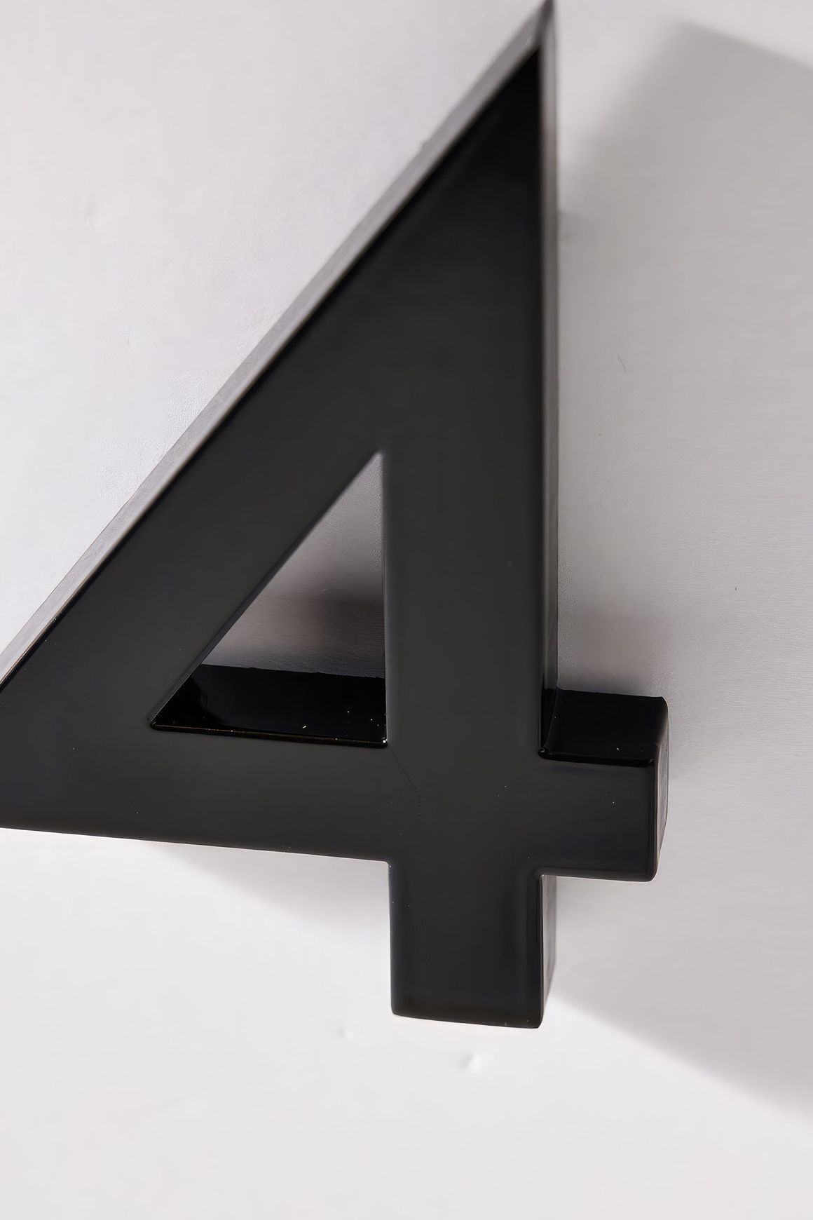 Black Stainless Steel Numbers & Letters