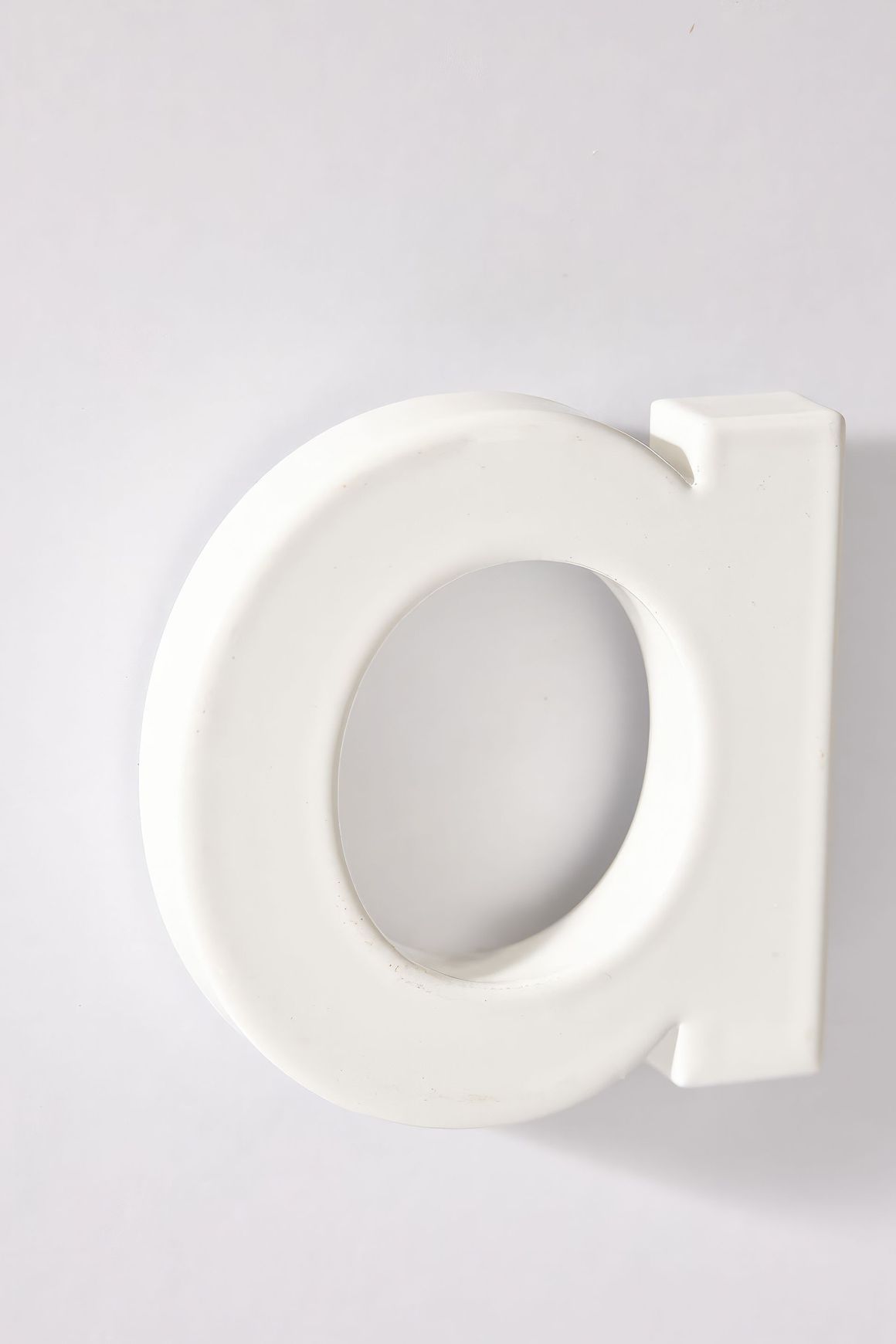 White Stainless Steel Numbers & Letters