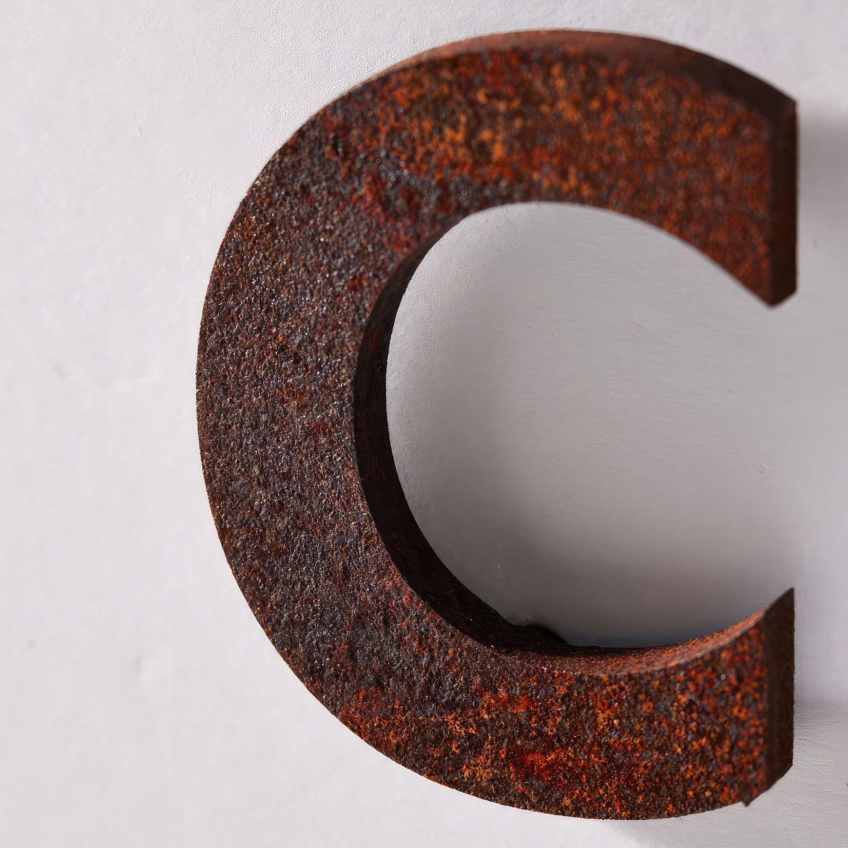 Corten Steel Numbers & Letters