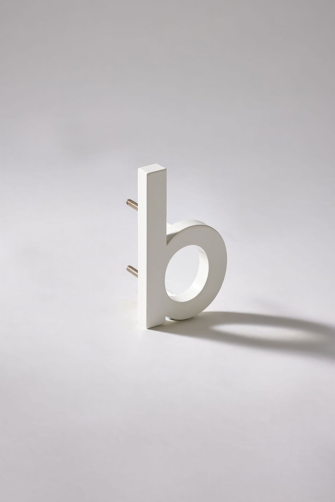 White Stainless Steel Numbers & Letters
