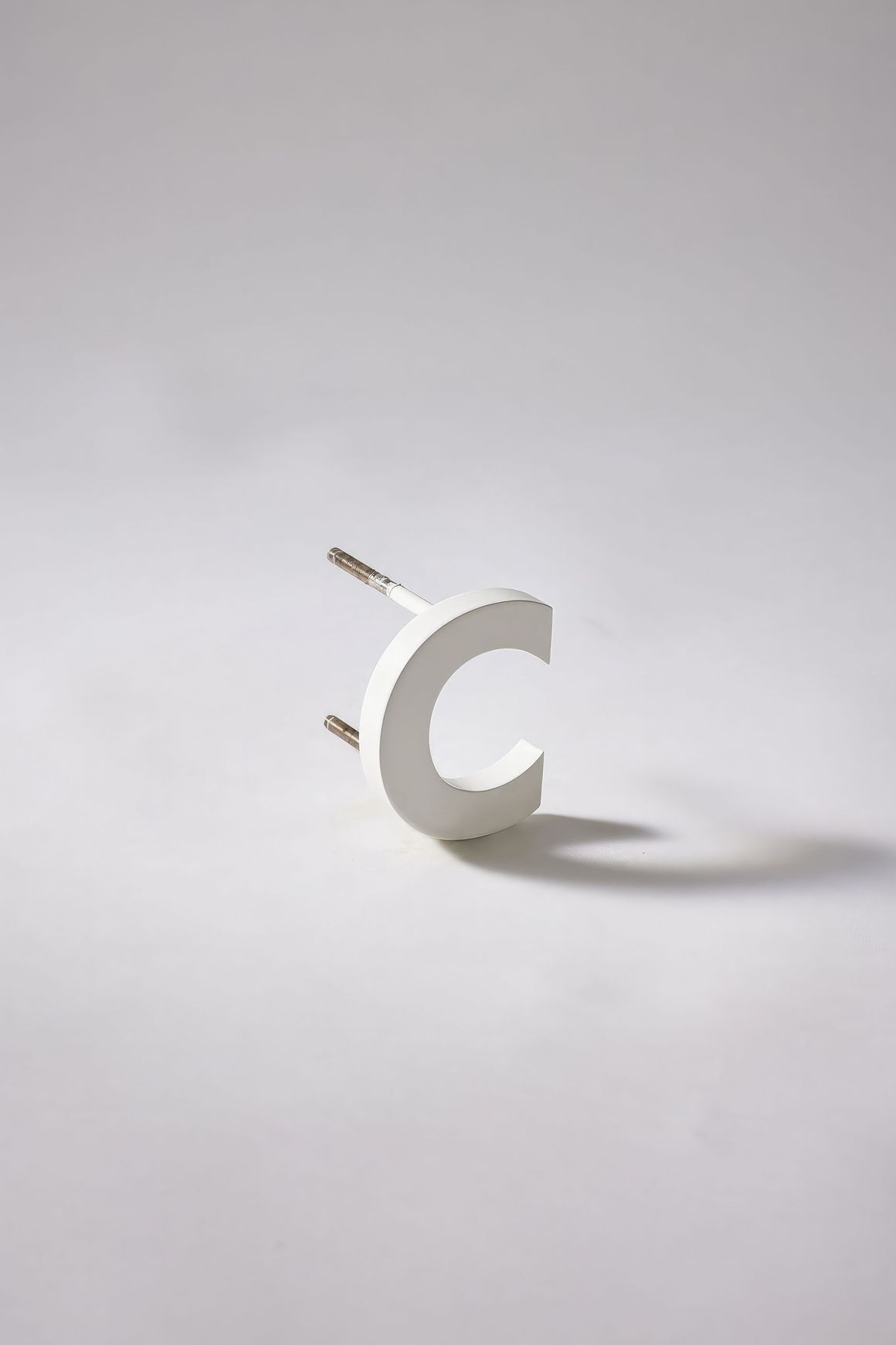 White Stainless Steel Numbers & Letters