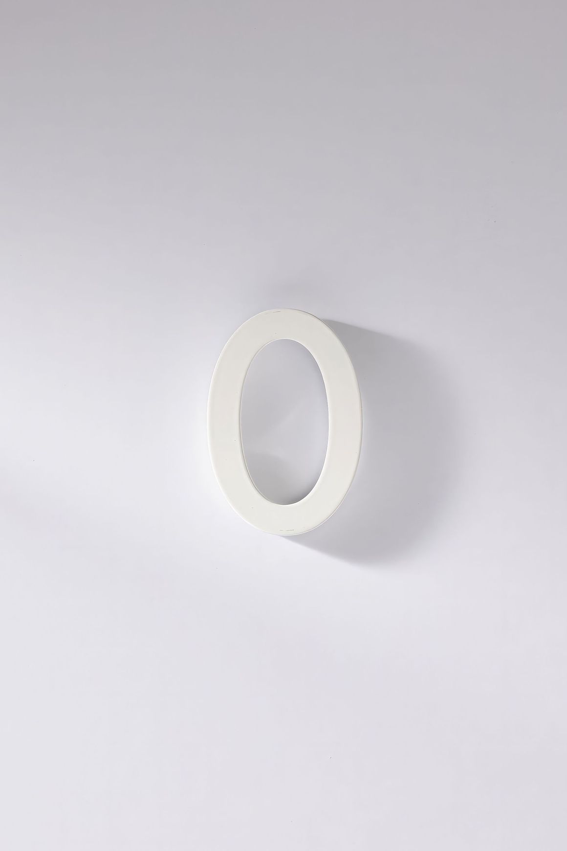 White Stainless Steel Numbers & Letters