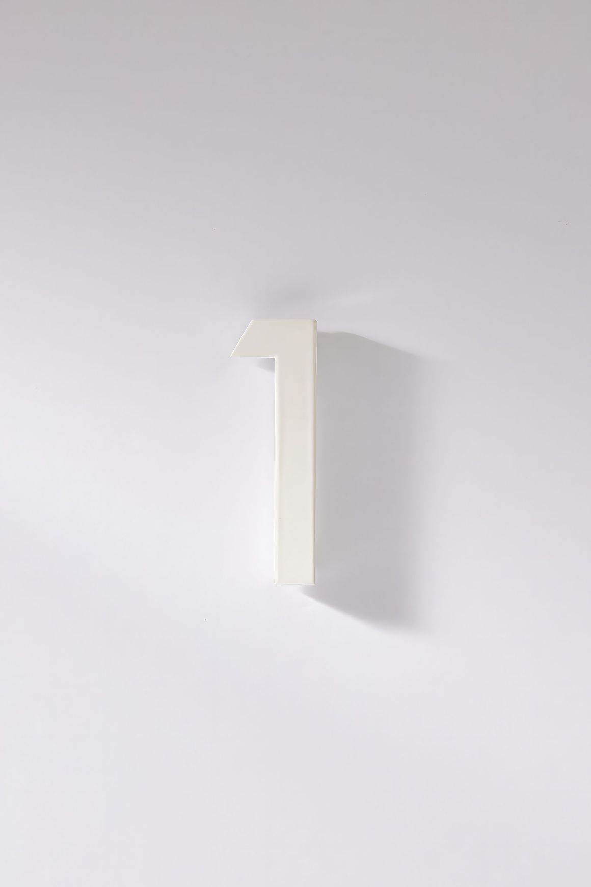 White Stainless Steel Numbers & Letters