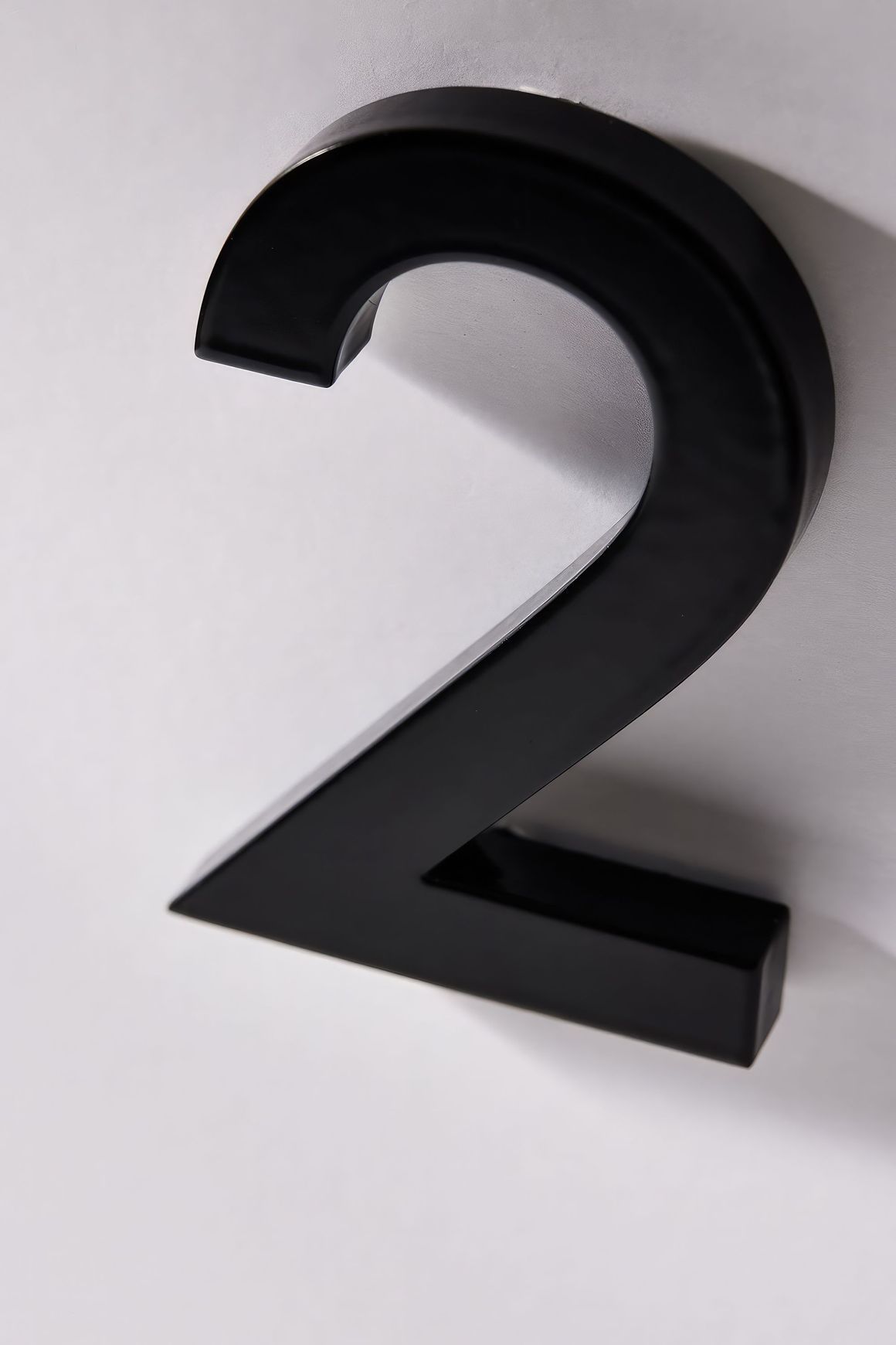 Black Stainless Steel Numbers & Letters