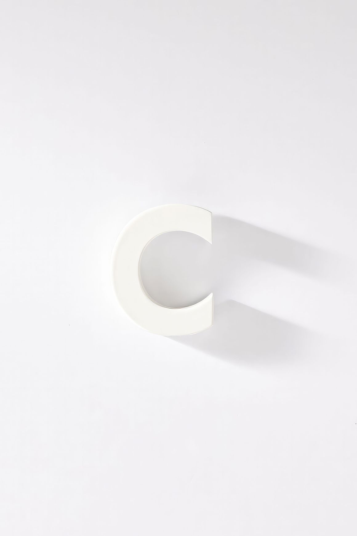 White Stainless Steel Numbers & Letters