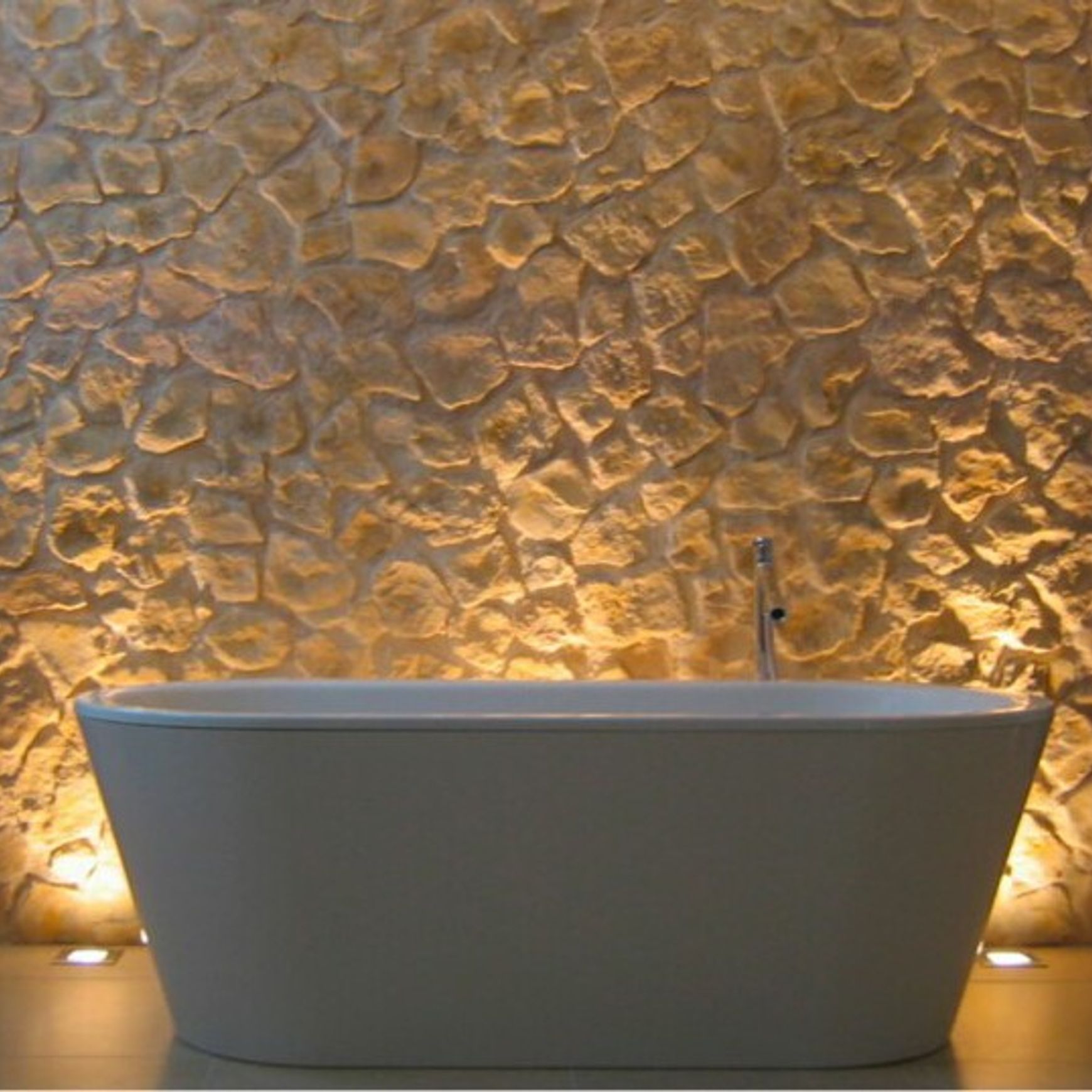 Flint Stone Wall Panels by Muros - Interior Stone Wall