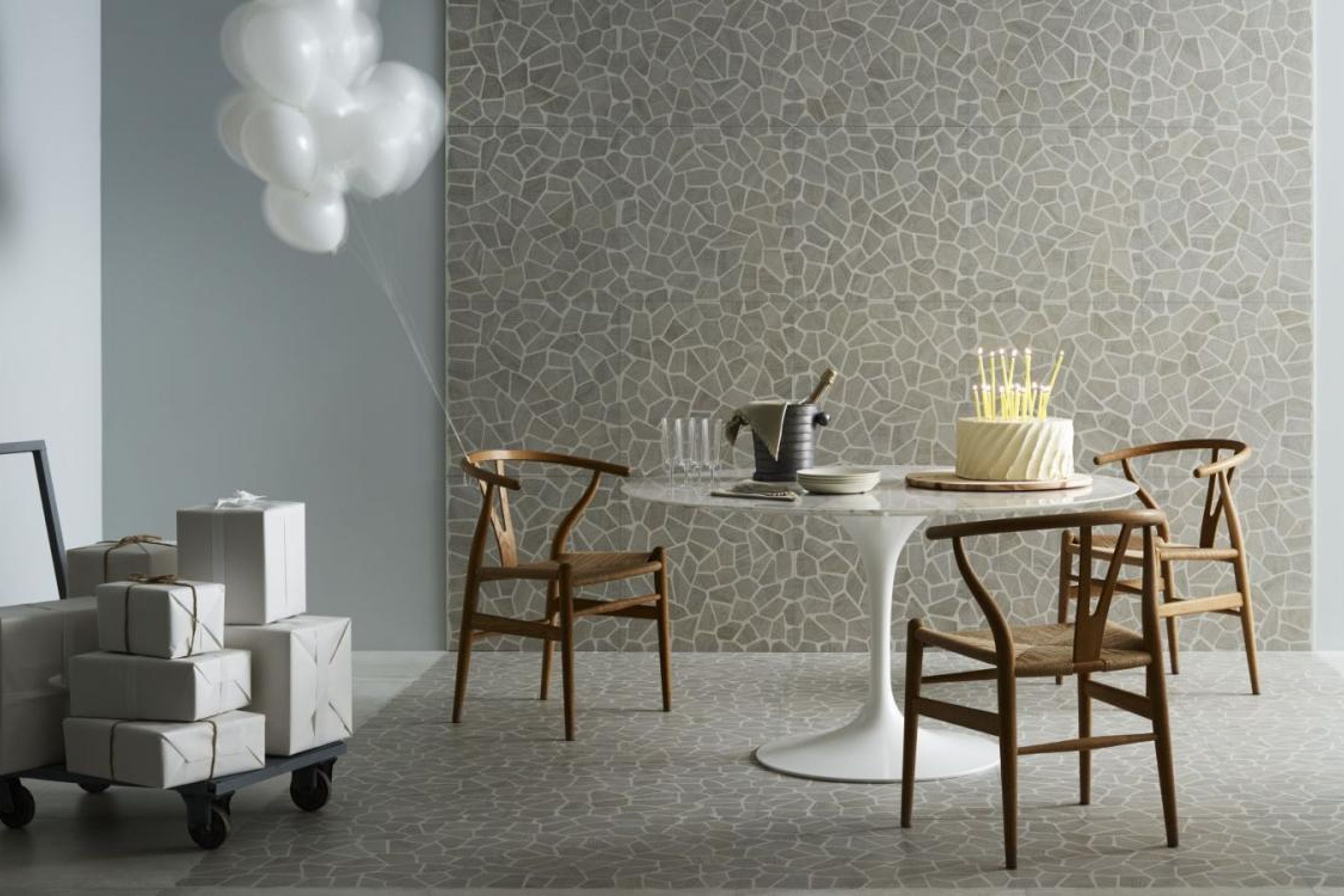 Bits Quad-Facet Decorative Tiles by Ceramiche Piemme