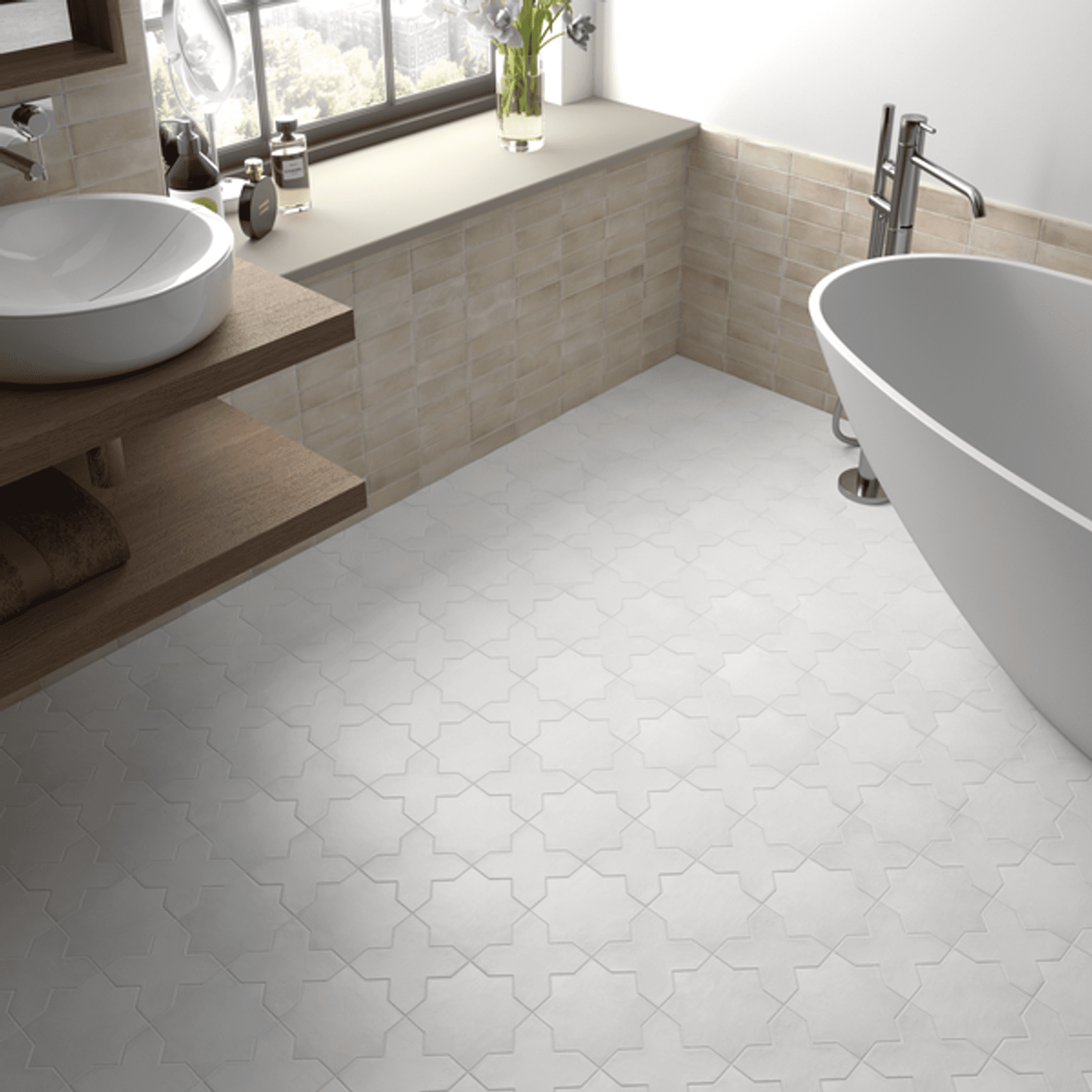 Kasbah Star Bone Tiles