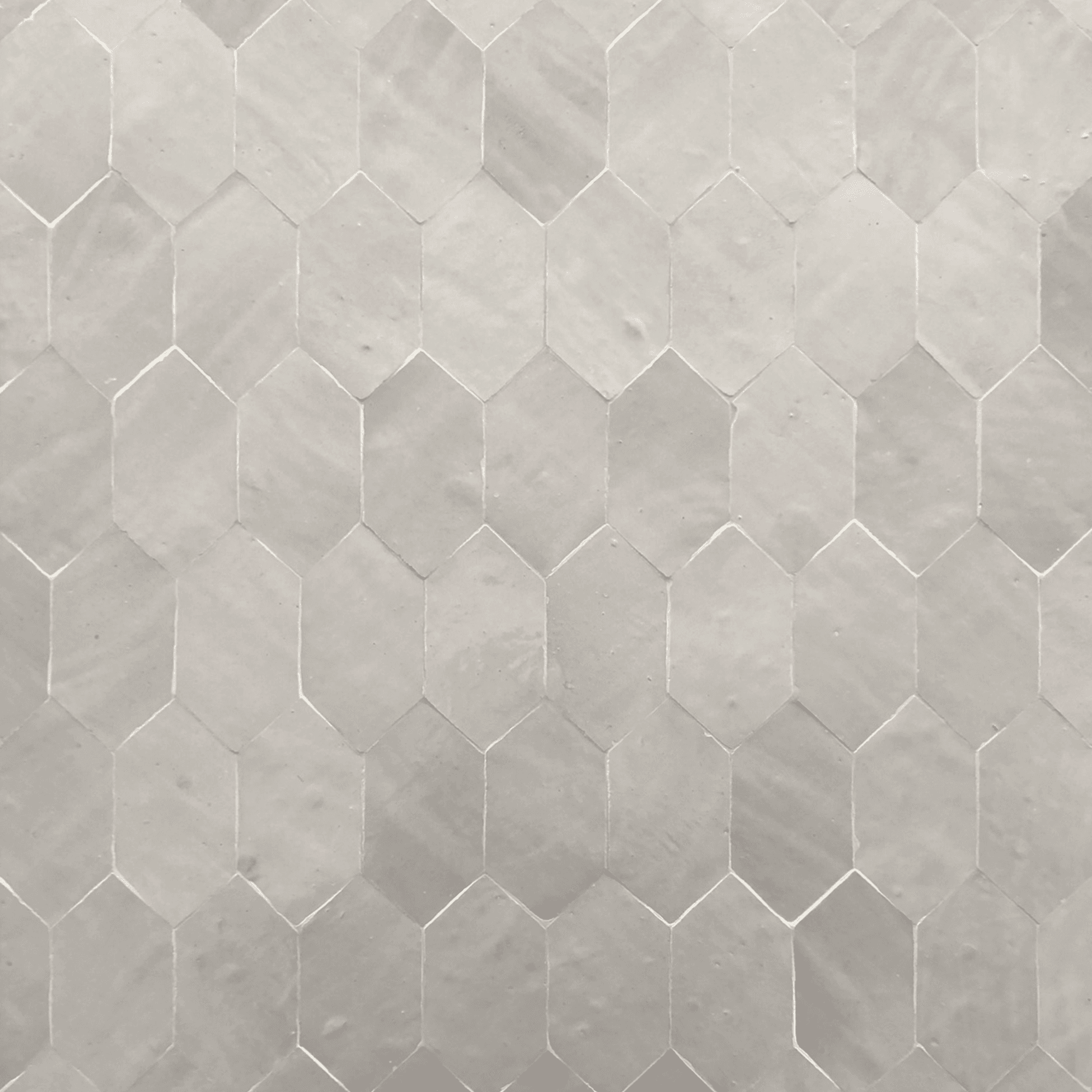 Moroccan Zellige - Nahla Hex - Casa White