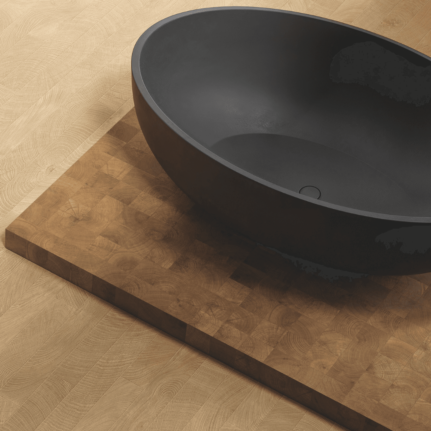 W-Circles Walnut tile