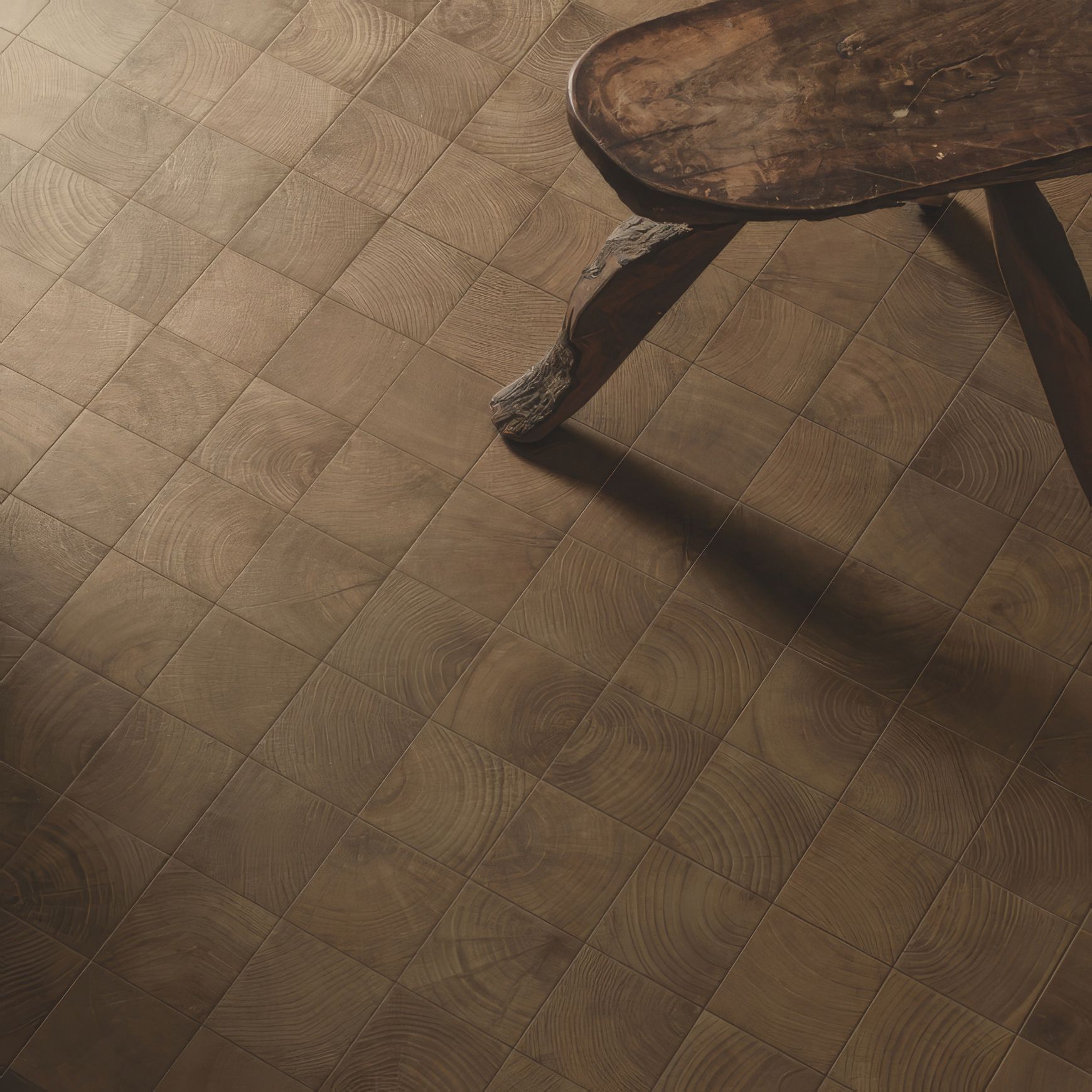 W-Circles Walnut tile