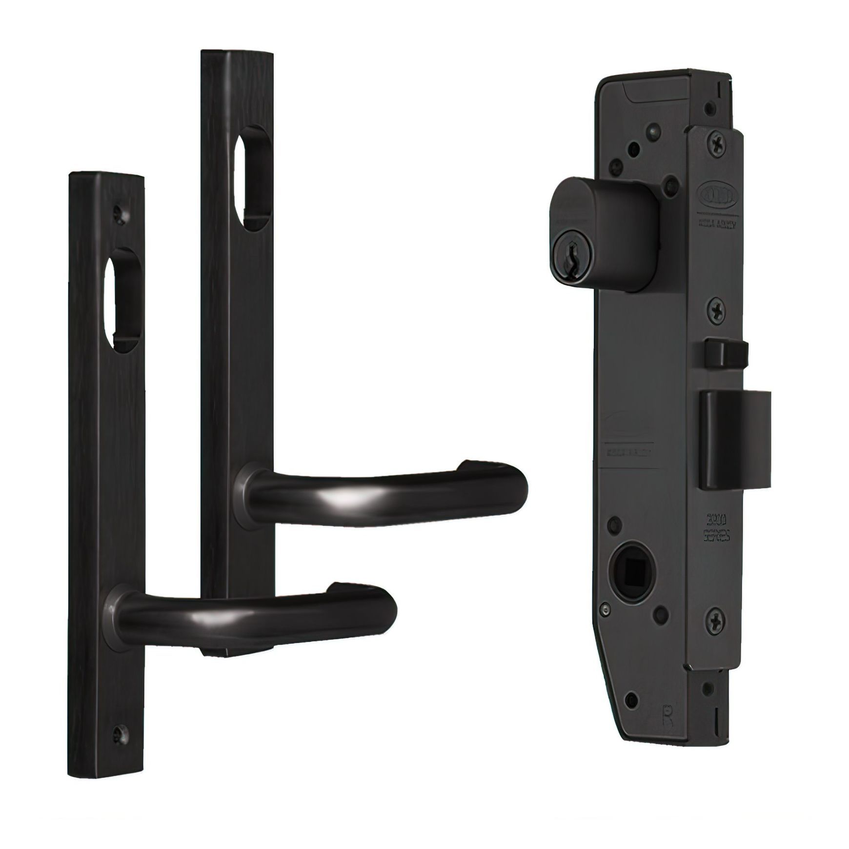 Lockwood Narrow Mortice Lock Kit Black 3782KIT01MBK