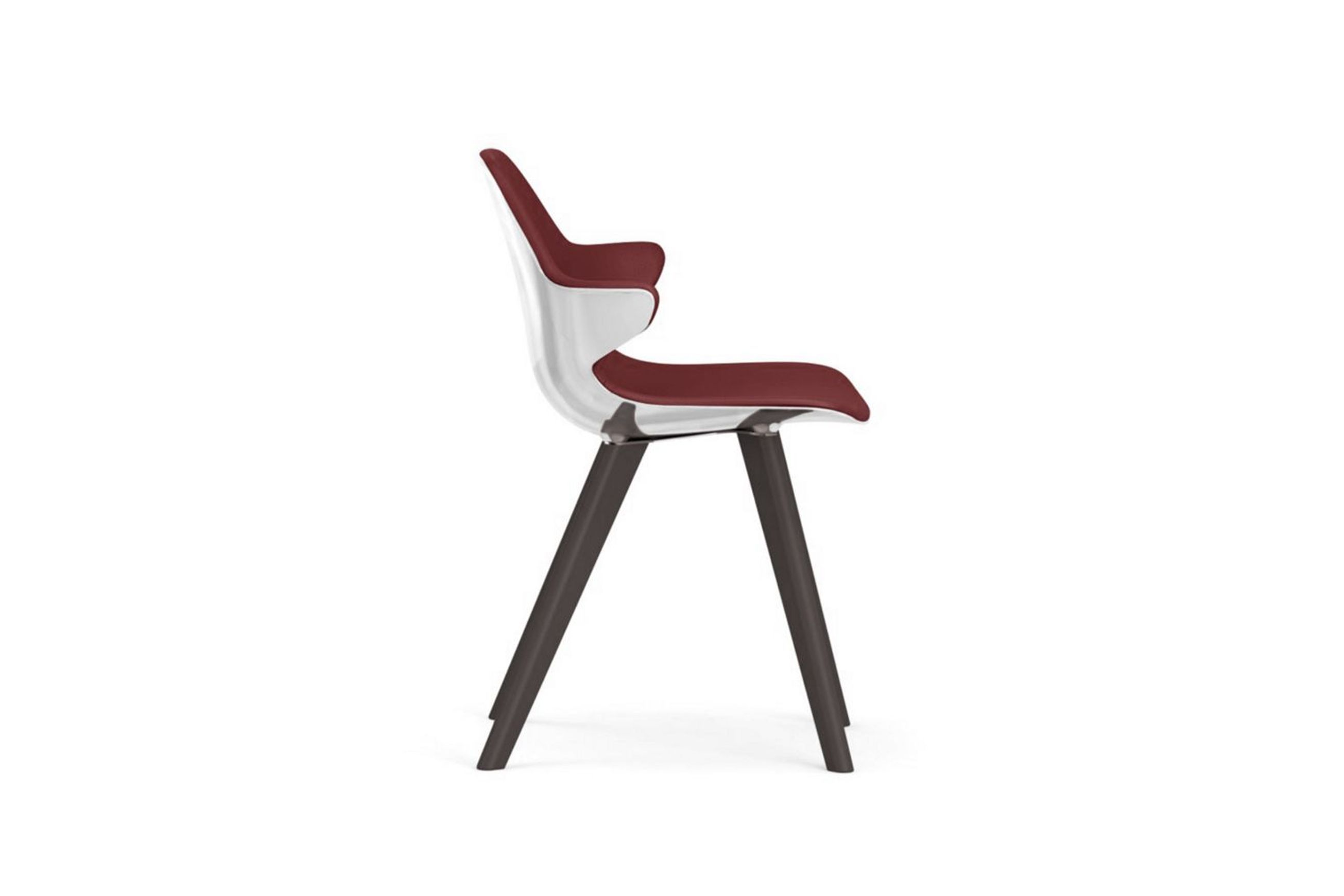 Chistera Dining Armchair - Glossy Polished Shell