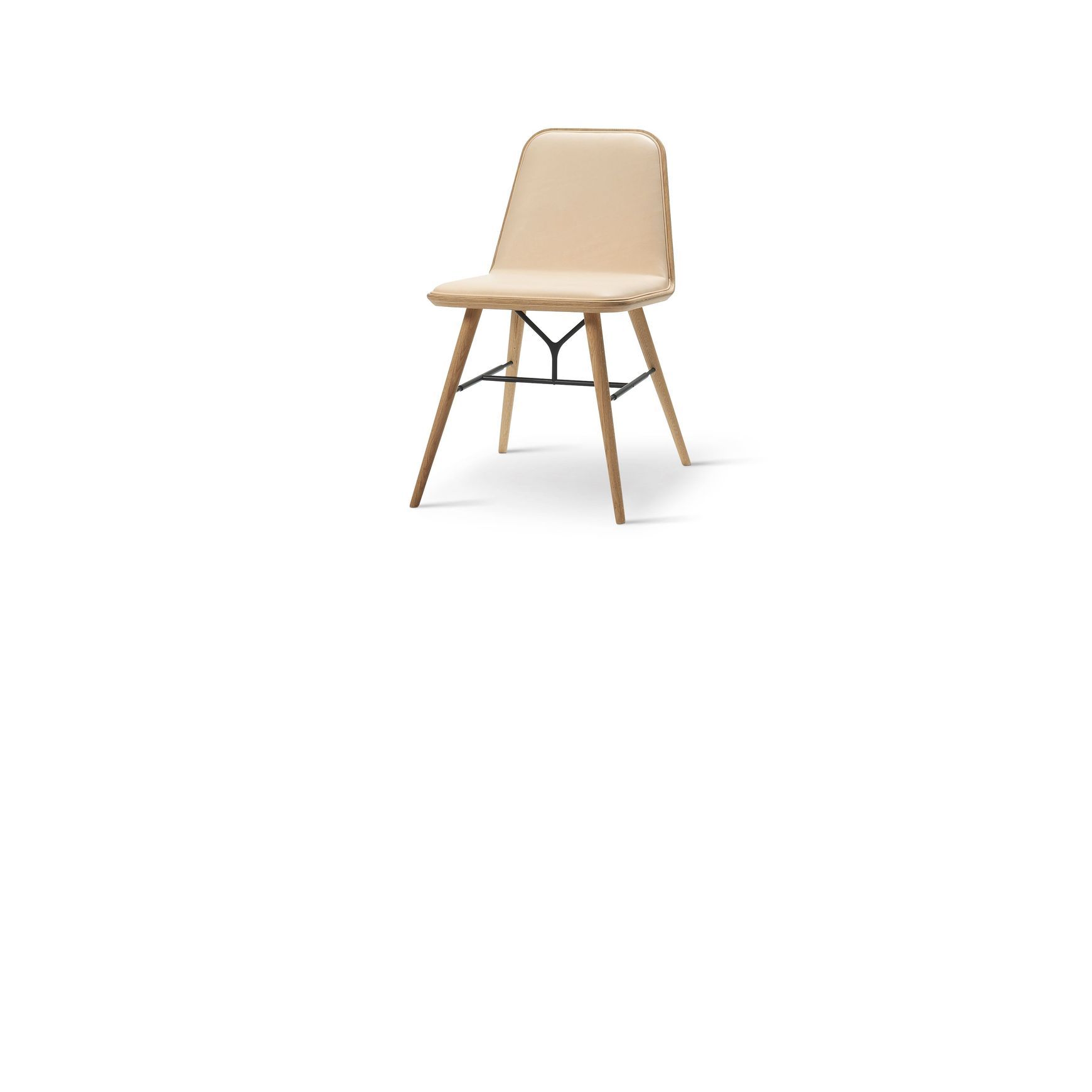 Spine Wood Chair Front Upholstery by Fredericia