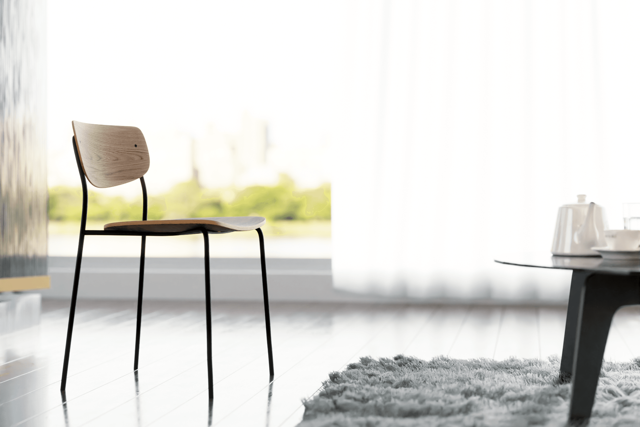 Rylie Chair - Natural Ash Seat and Backrest