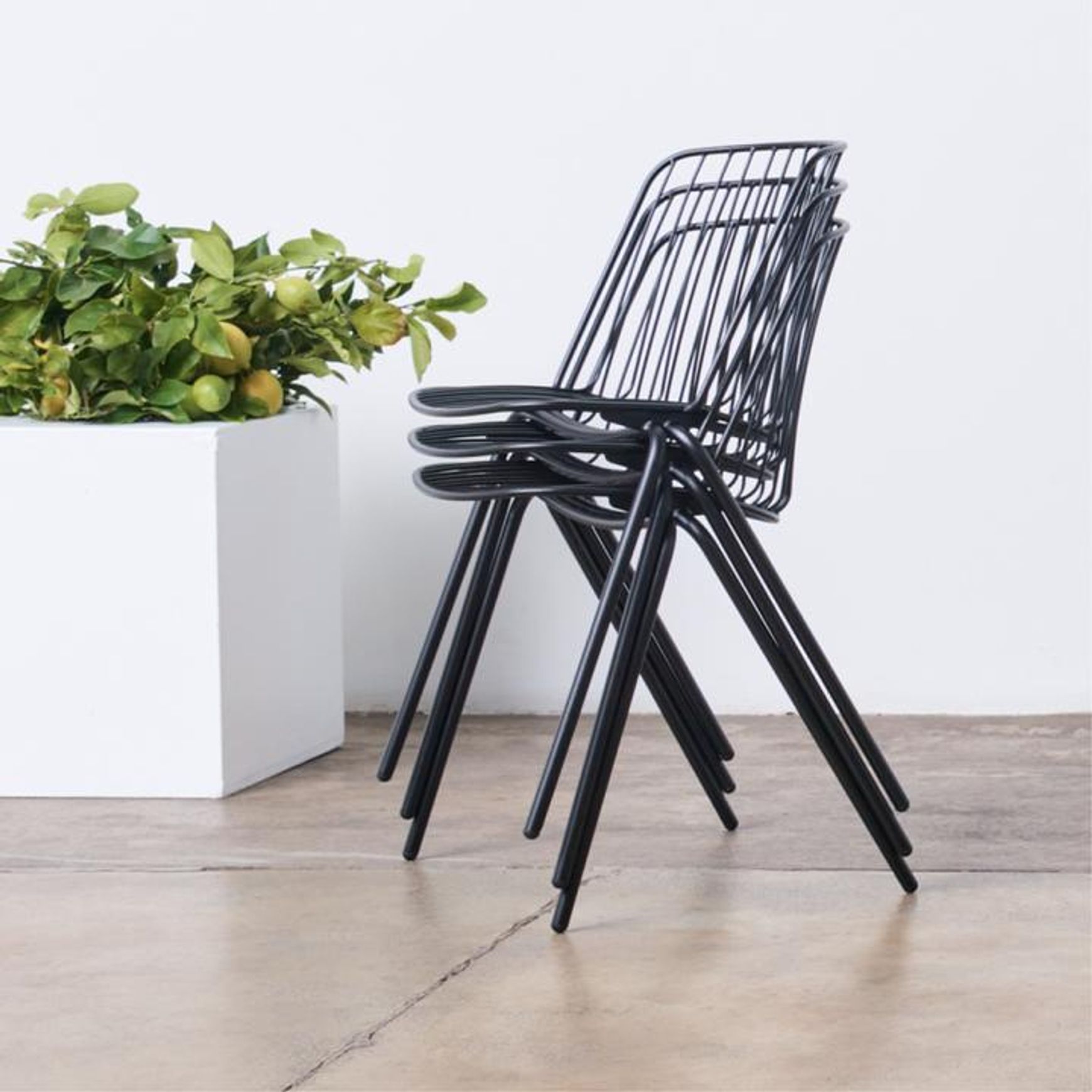 Terrace Outdoor Stacking Chair by Nau