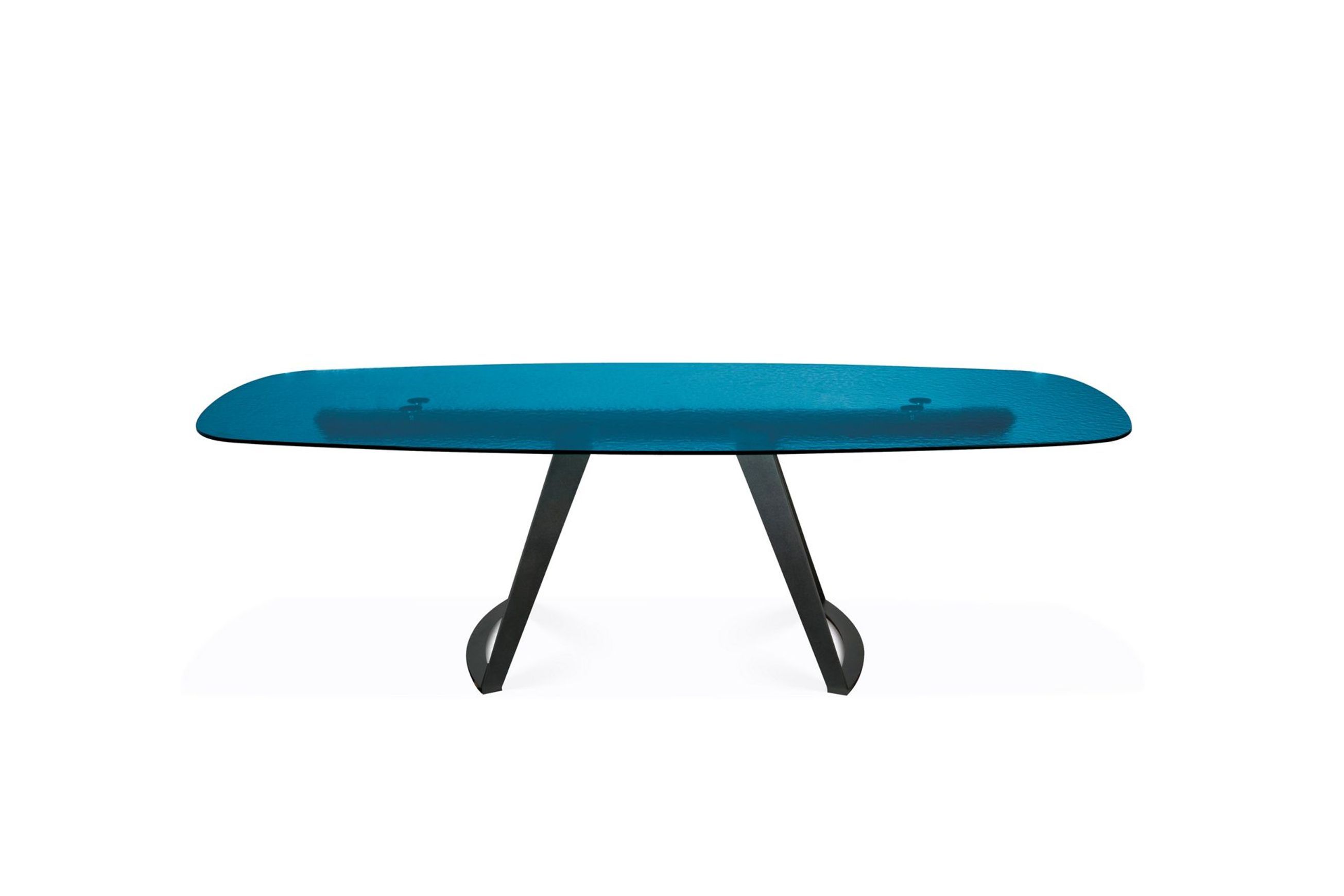 Iroise Dining table - Coloured Glass