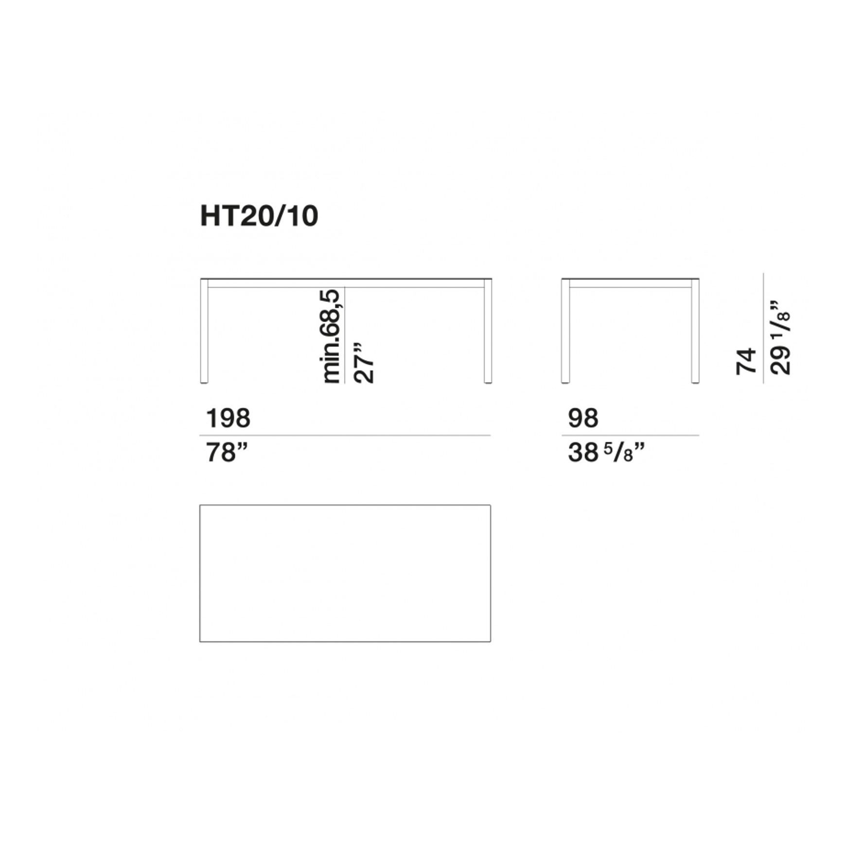 Half A Square Dining Table by Molteni&C