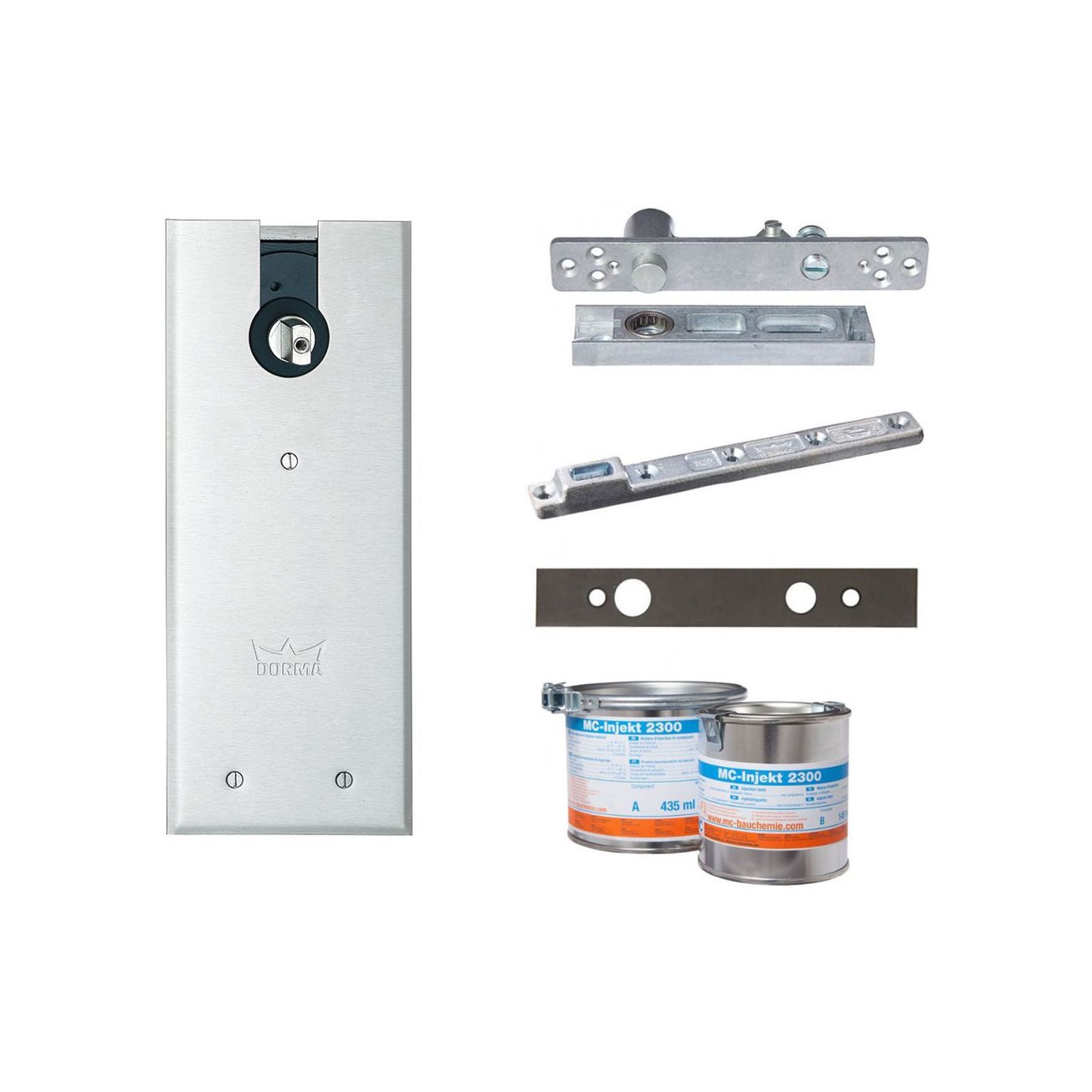Dorma BTS84 Floor Spring for Timber and Aluminium Doors
