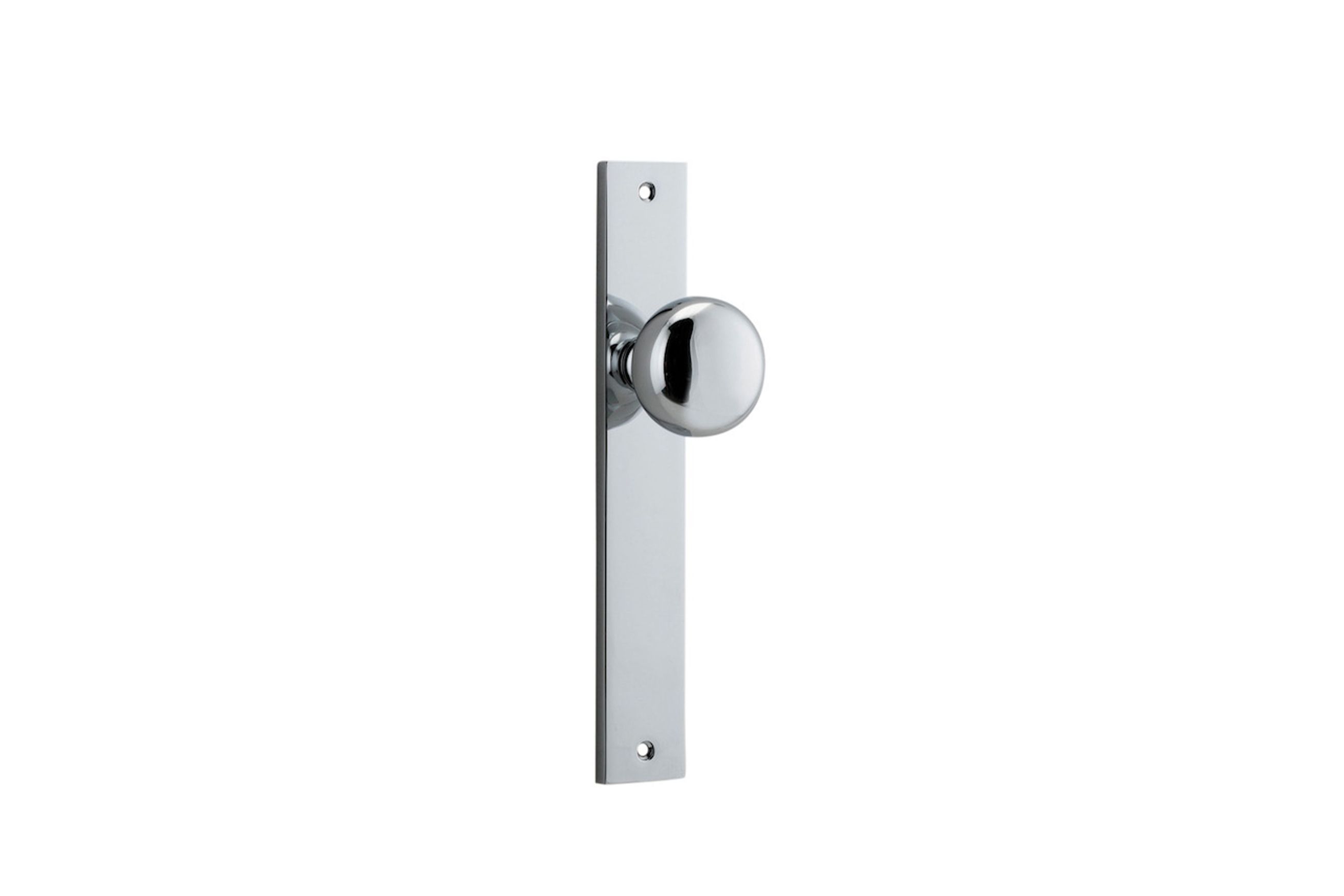 Cambridge Door Knob Rectangular Backplate