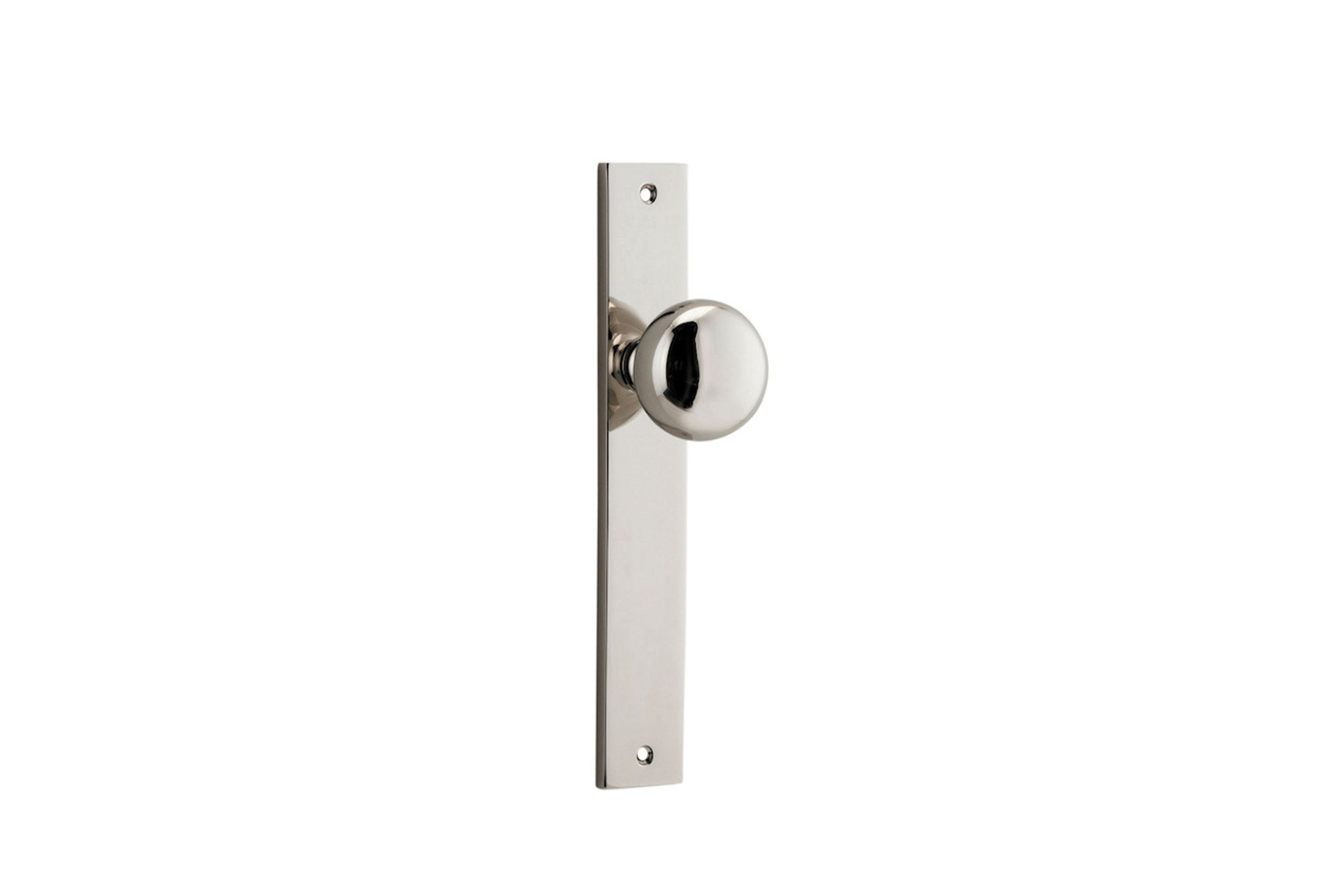 Cambridge Door Knob Rectangular Backplate