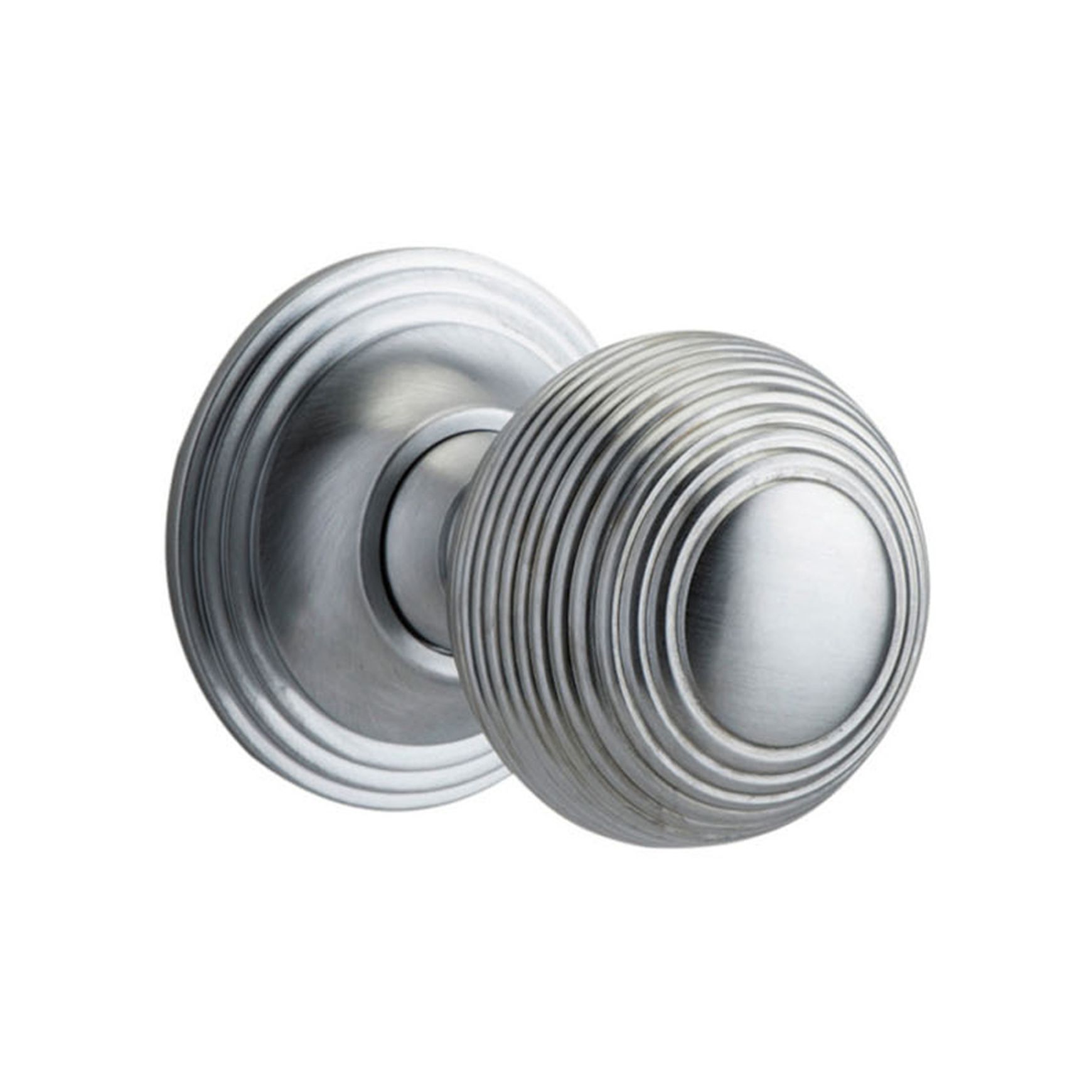 Iver Guildford Door Knob on Round Rose