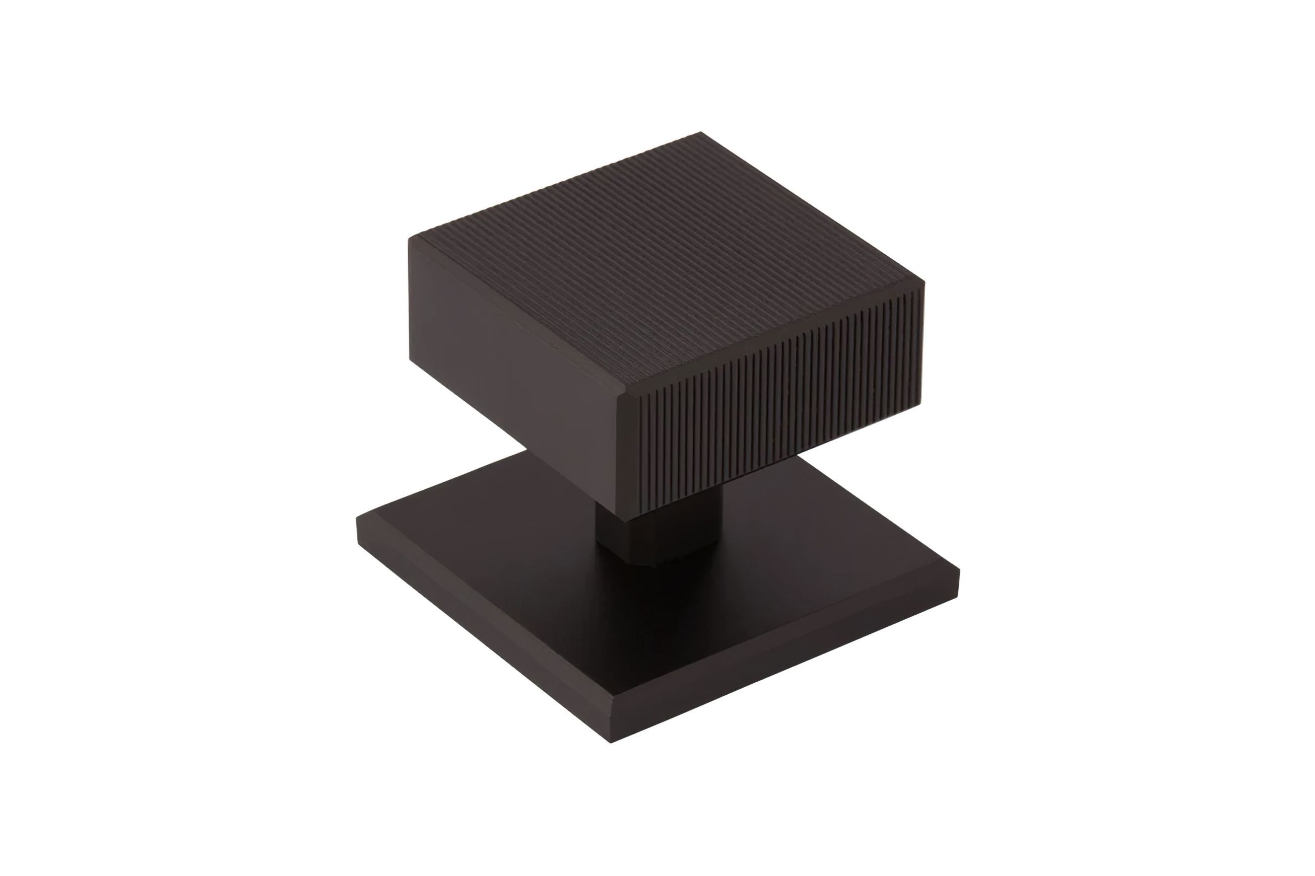 Armac Martin - Digbeth Square Cabinet Knob with Plate
