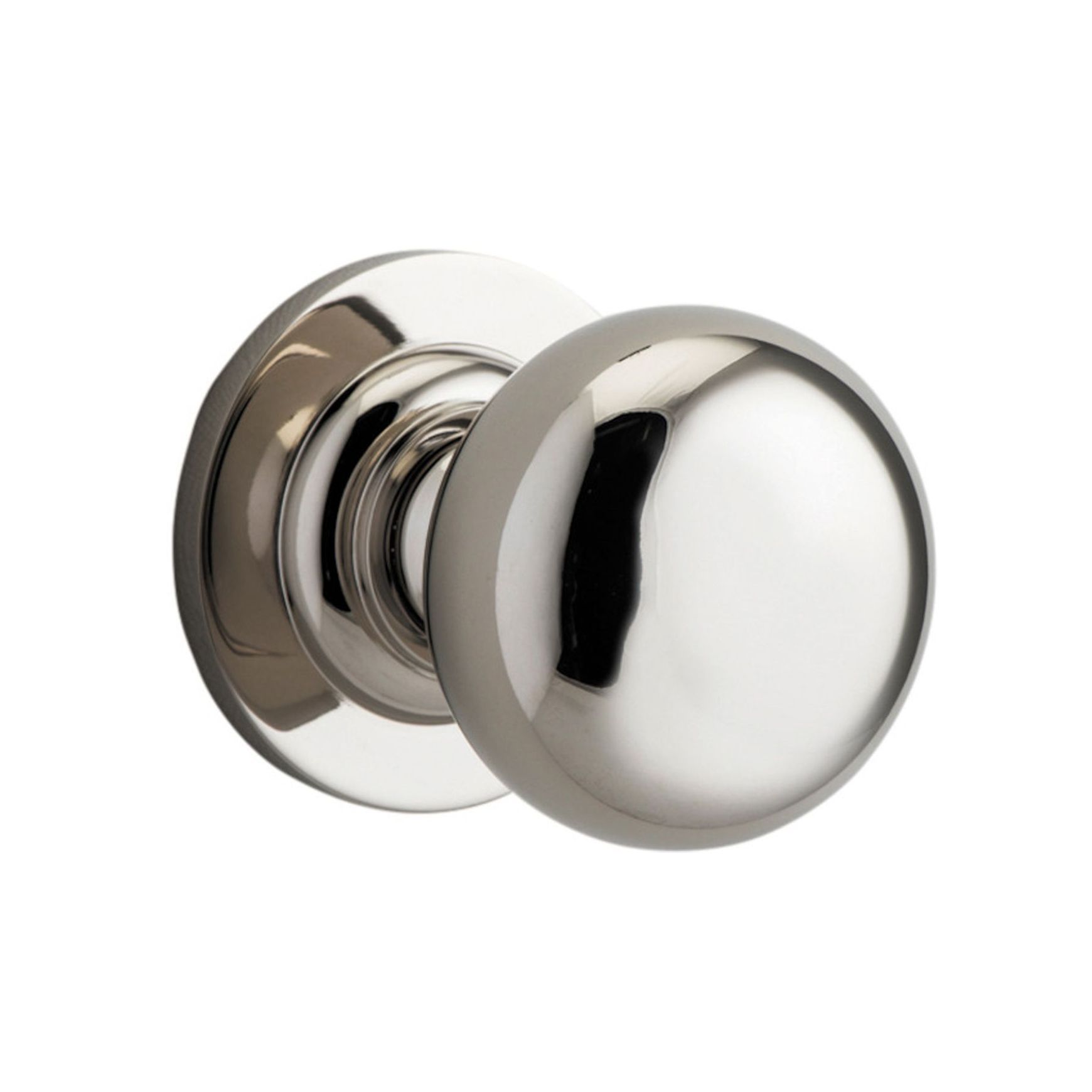 Iver Cambridge Door Knob on Round Rose