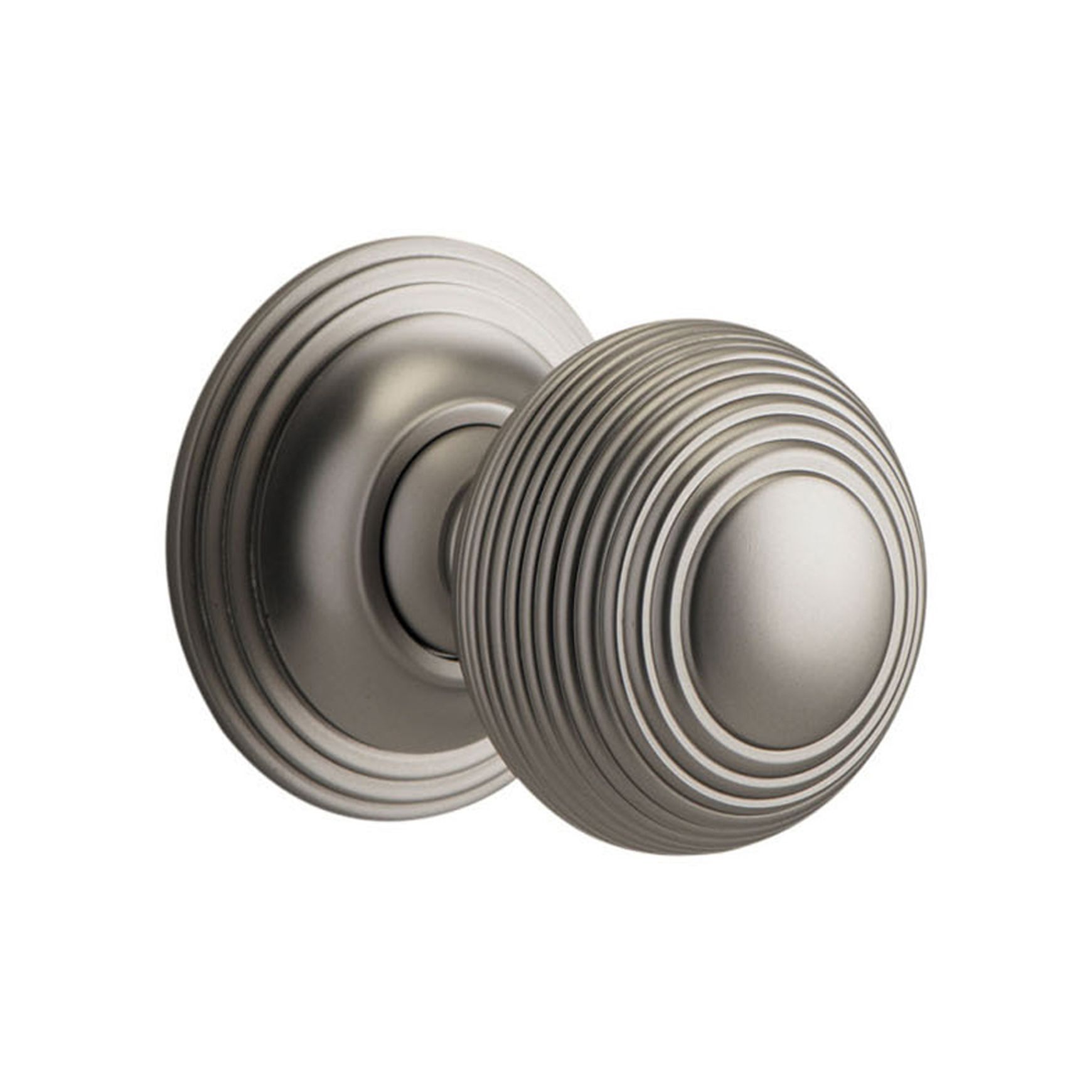 Iver Guildford Door Knob on Round Rose