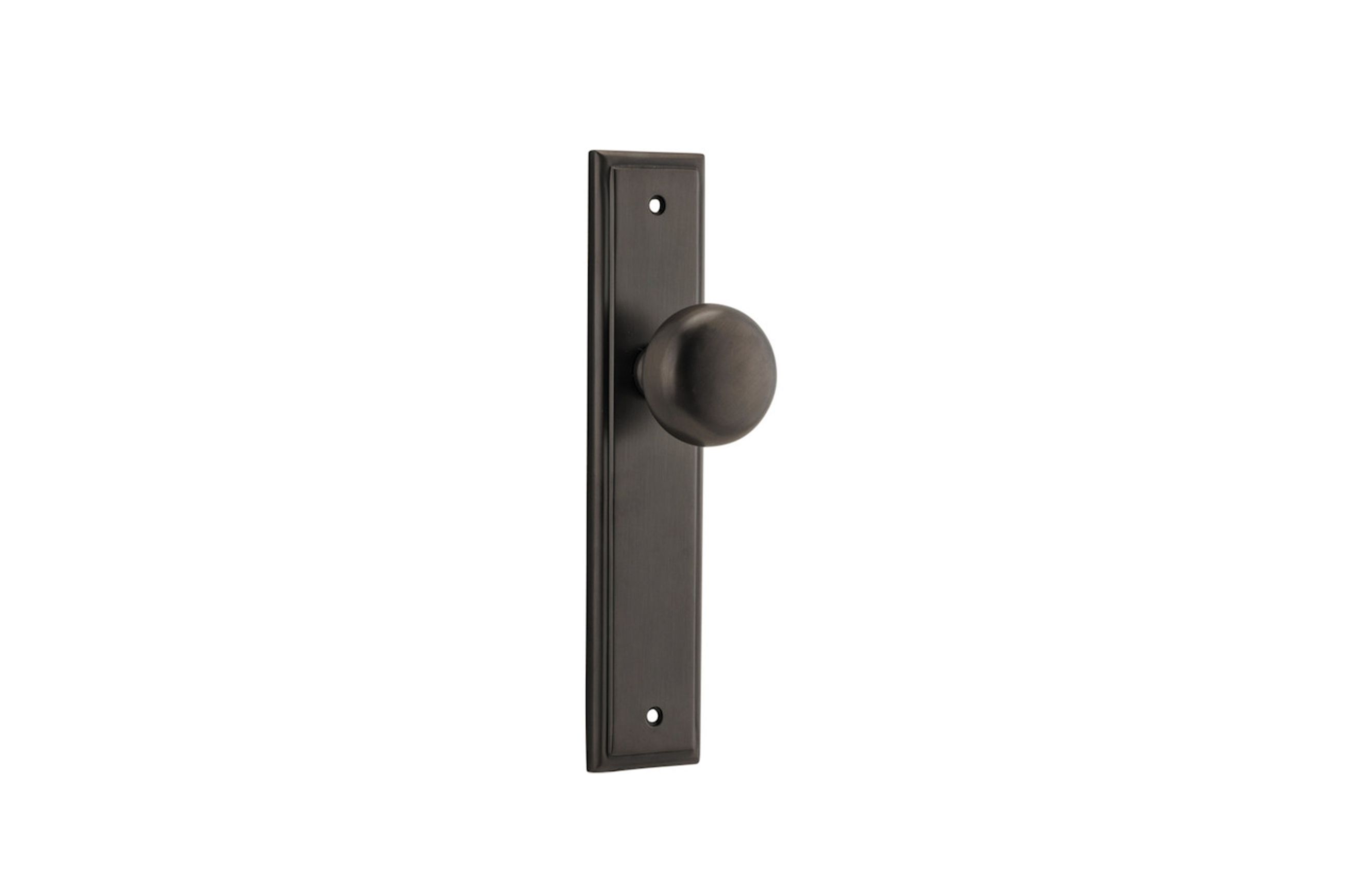 Cambridge Door Knob Stepped Backplate