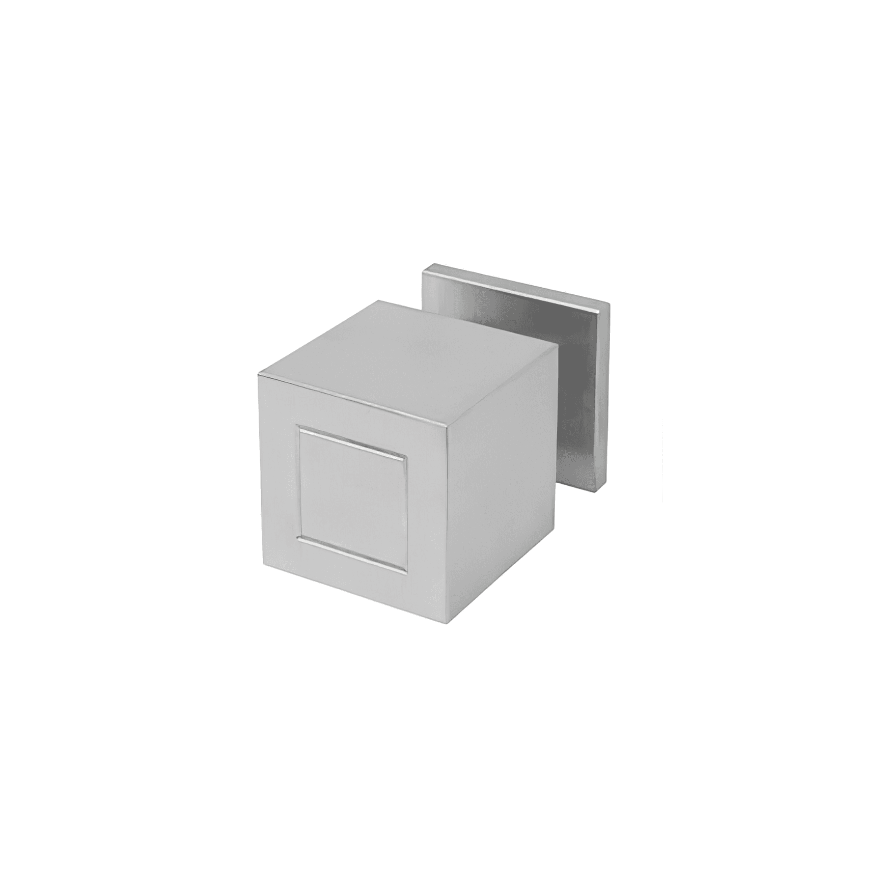Formani SQUARE Solid Unsprung Knob on Rose