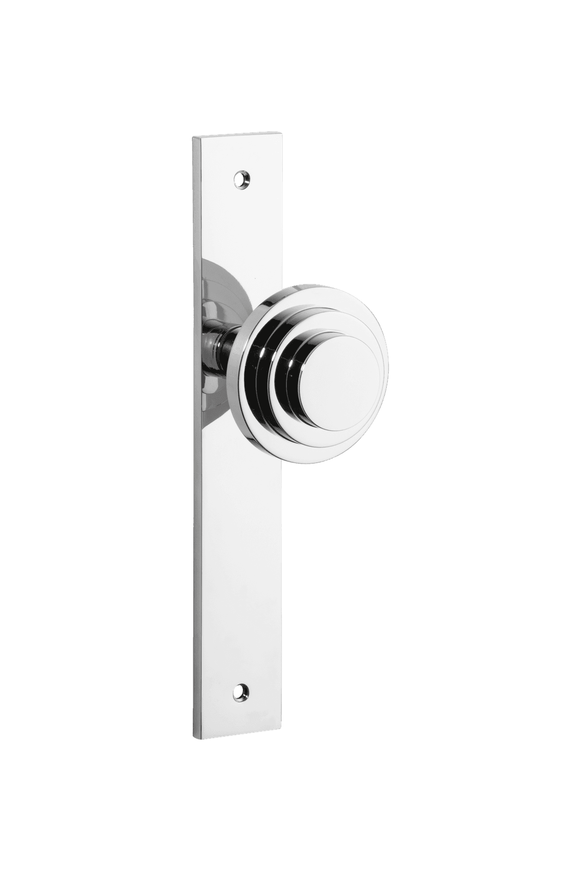 Zzzigurat Door Knob - Rectangular Backplate
