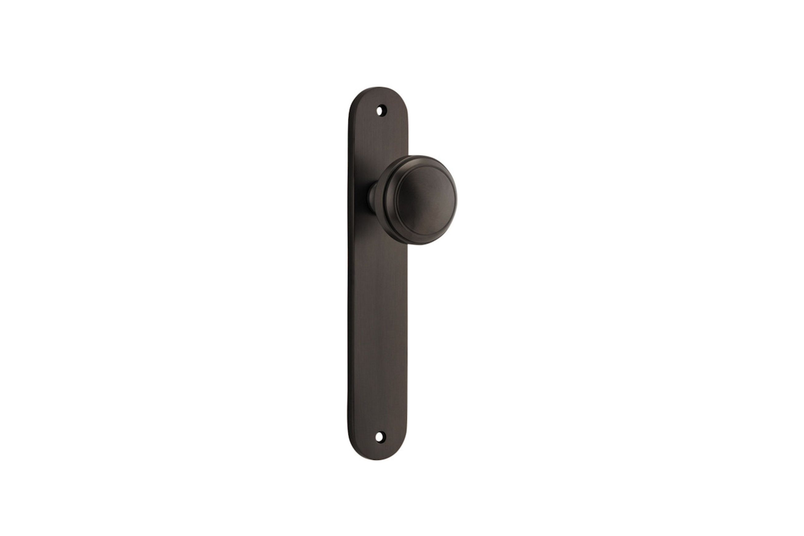 Paddington Door Knob Oval Backplate