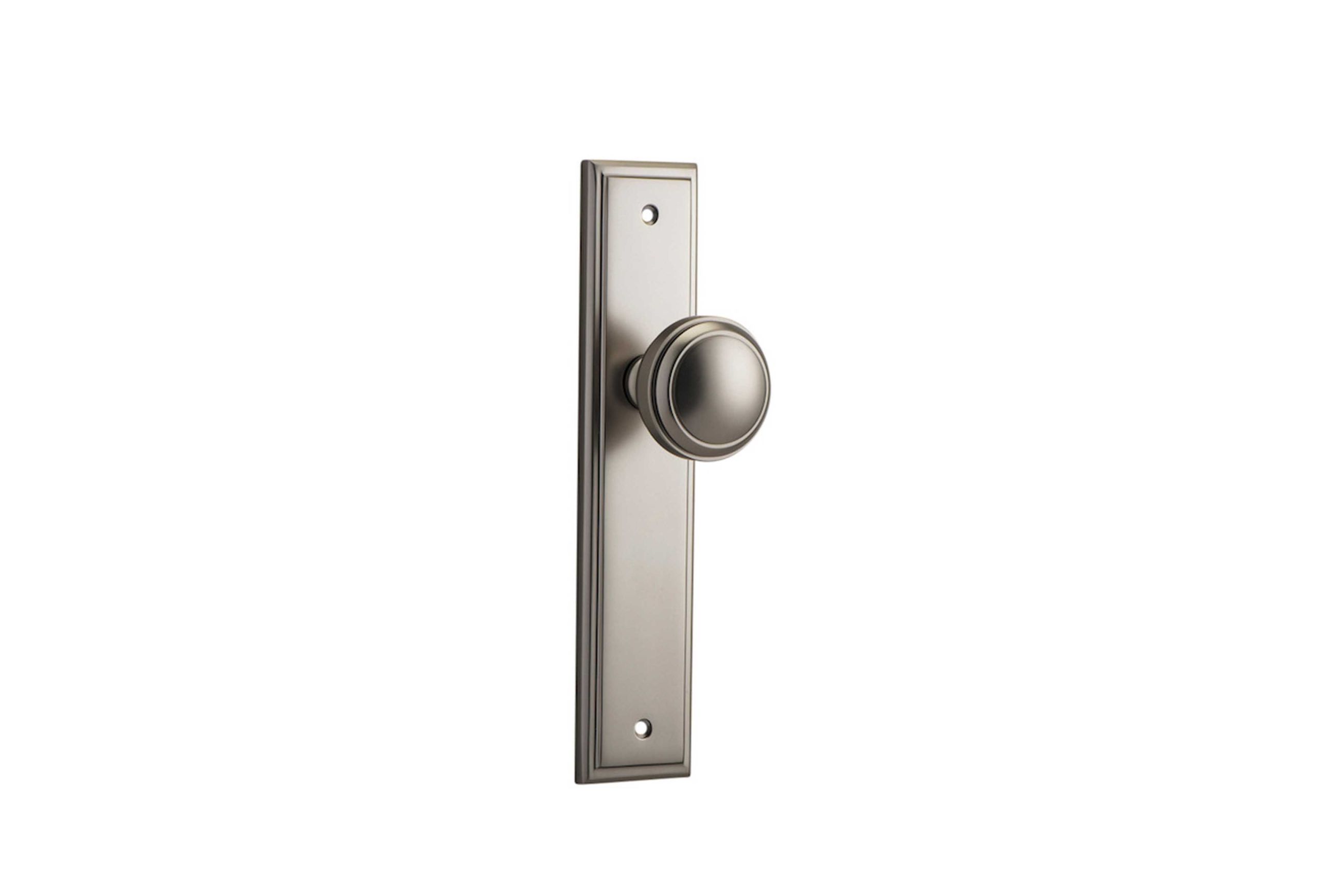 Paddington Door Knob Stepped Backplate