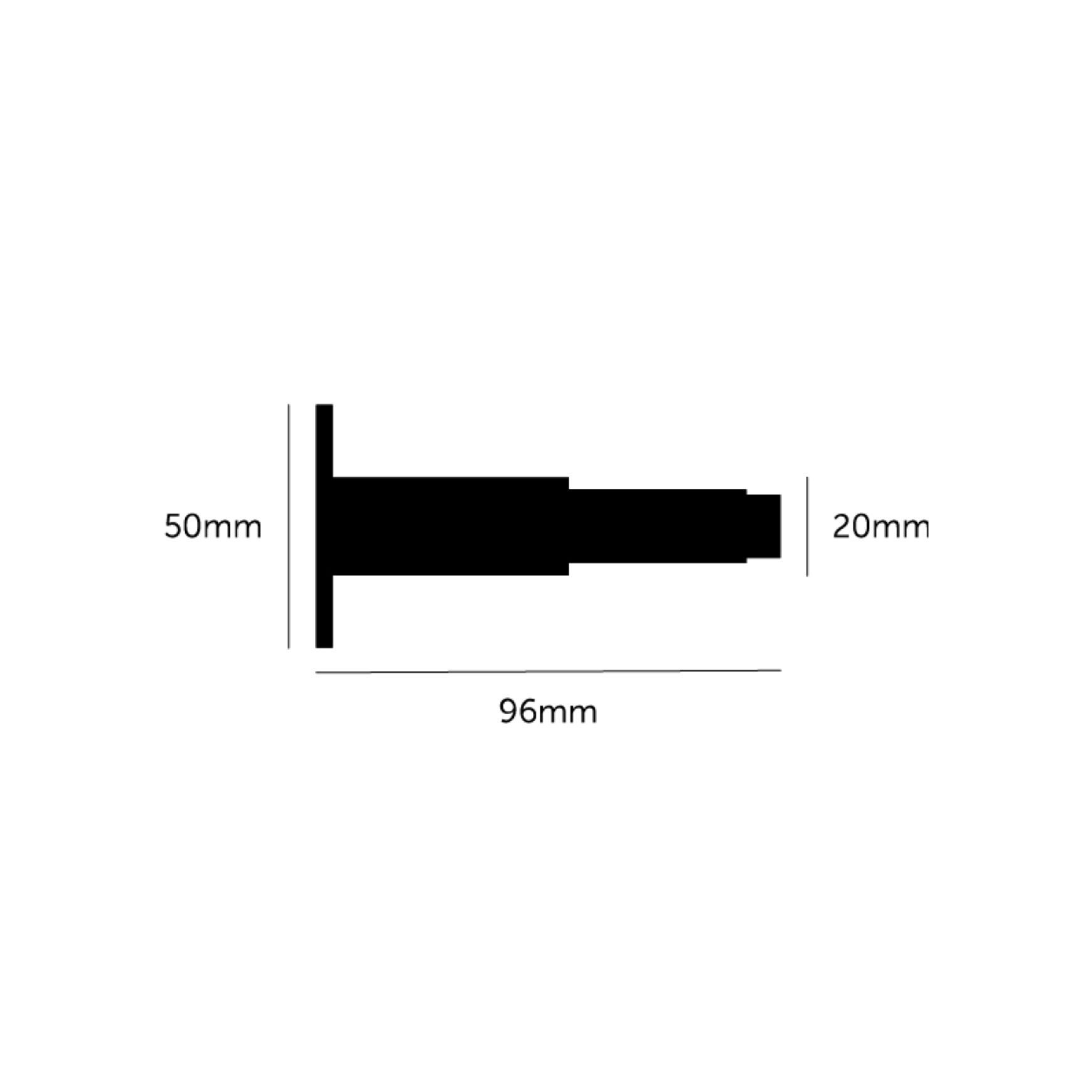 Buster and Punch Door Stop Wall Mounted 96mm